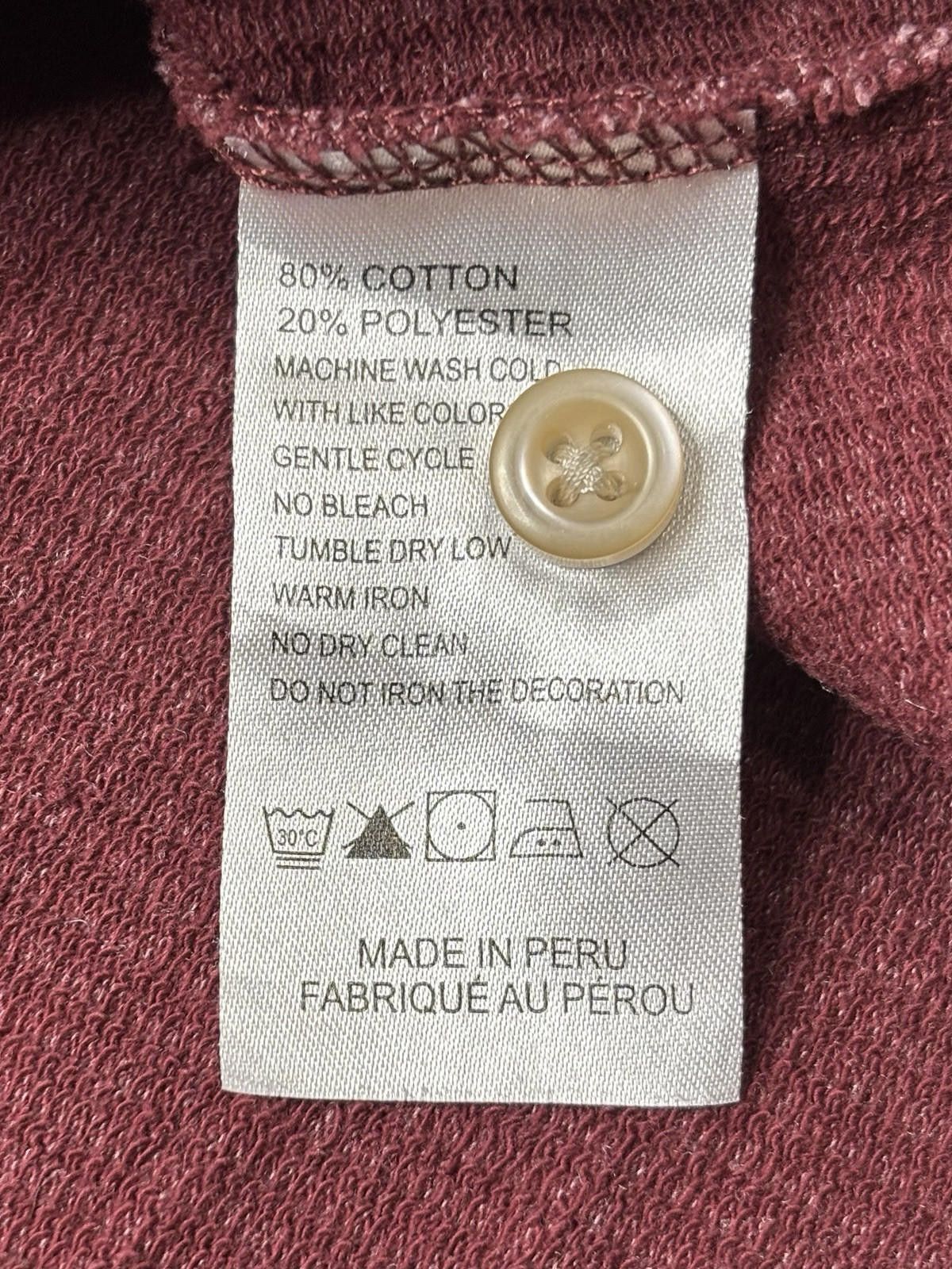 UNTUCKit Untuckit Polo Shirt Men's XL Burgundy Long Sleeve Logo Golf Size US XL / EU 56 / 4 - 10 Thumbnail