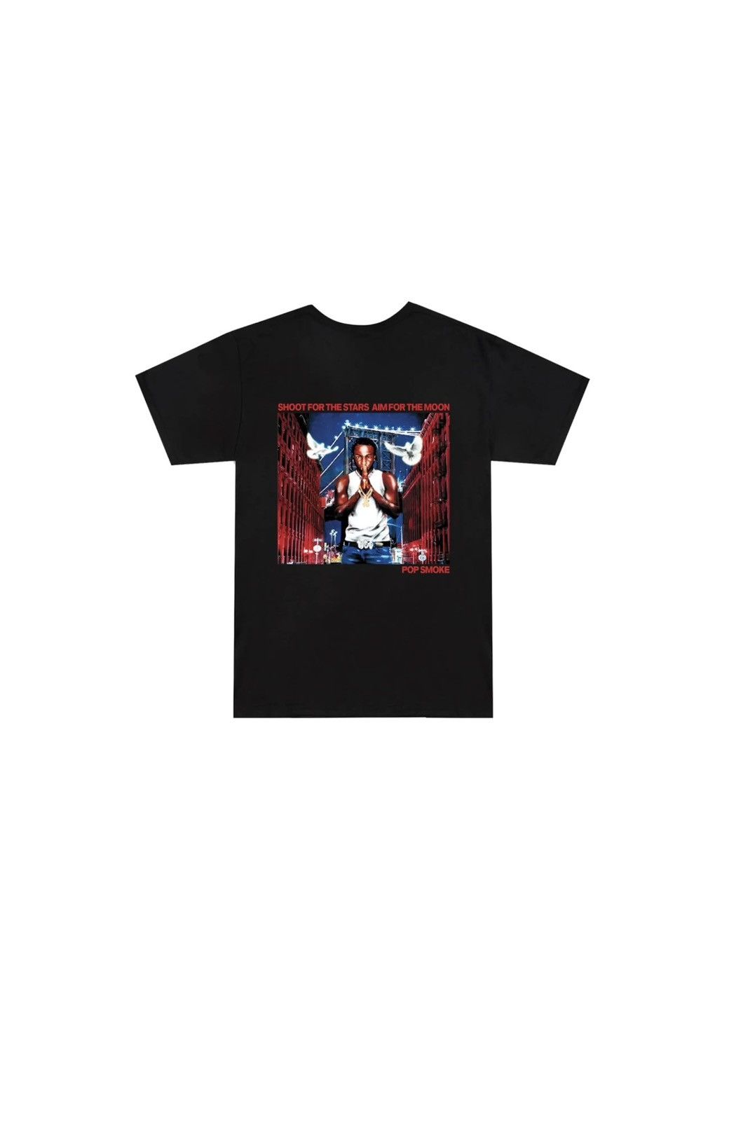 Rap Tees × Vlone Pop Smoke Vlone City T Shirt Size US L / EU 52-54 / 3 - 1 Thumbnail