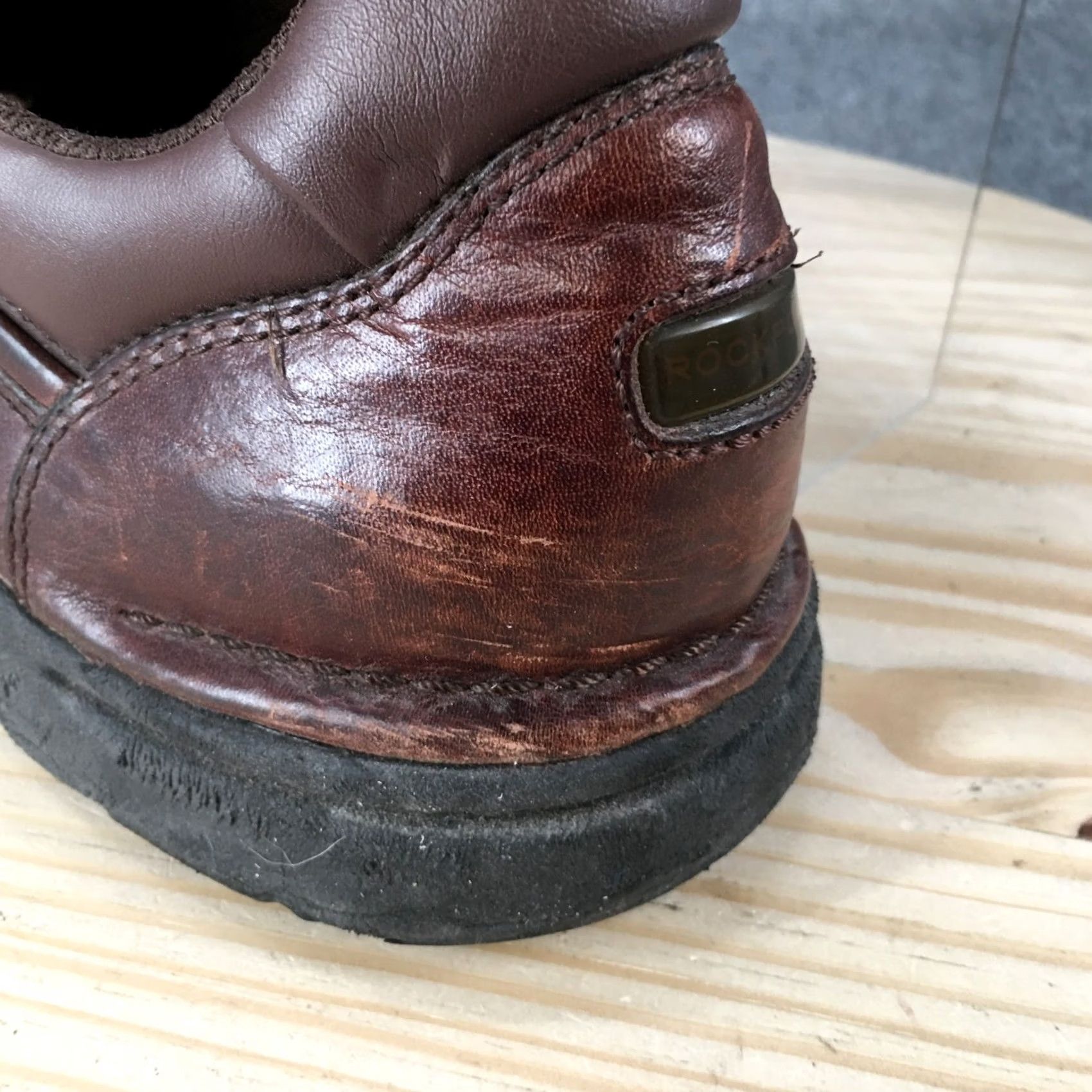 Rockport Rockport Eureka Shoes Mens 12 Walking Sneakers Leather Brown Casual Sneakers Leather Brown Rockport Eureka Mens 12 Size US L / EU 52-54 / 3 - 3 Thumbnail