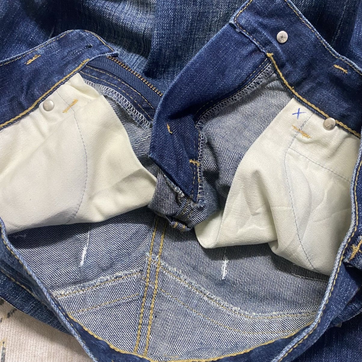 Japanese Brand Japanese Brand Leather Pocket Denim Flare Jeans Size US 27 - 16 Thumbnail