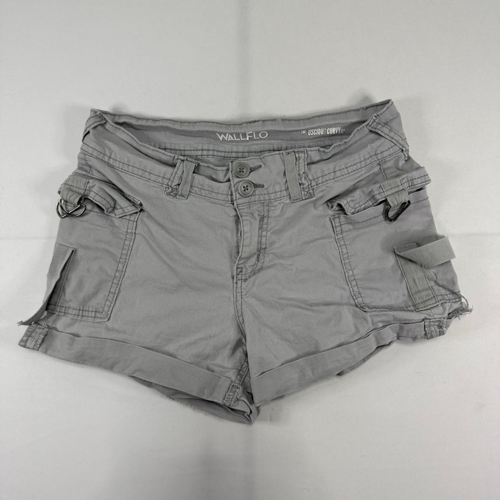 & Other Stories Wallflower Cury Fit Size 3 Cargo Mini Micro Low Rise Shorts Size 26" / US 2 / IT 38 - 1 Thumbnail