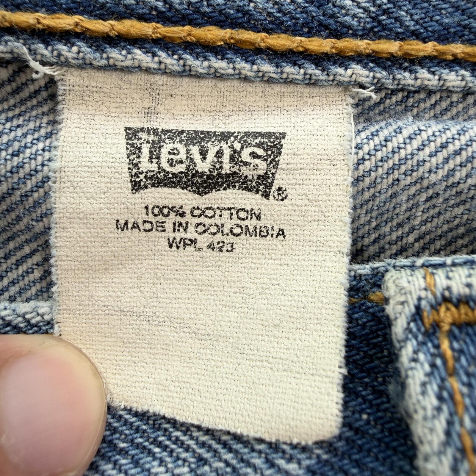 Levi's Vintage Levis 501 Jeans 38 Light Wash Distressed Faded Baggy Size US 38 / EU 54 - 5 Thumbnail