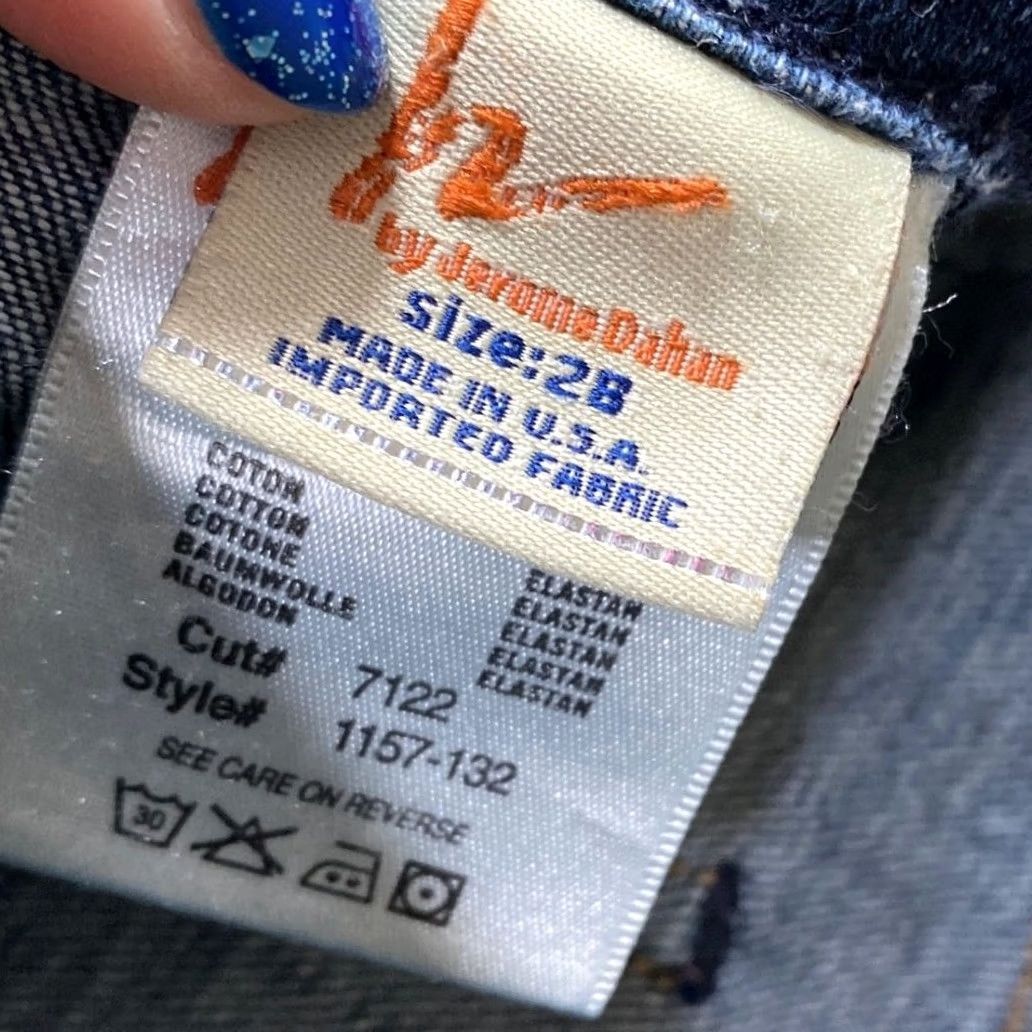 Citizens Of Humanity Citizens Of Humanity Womens Jeans Blue Low Rise Straight Studded Stretch 28 Jeans Women's 28 Blue Studded Straight Mid Rise Casual Womens Size 28" / US 6 / IT 42 - 5 Thumbnail