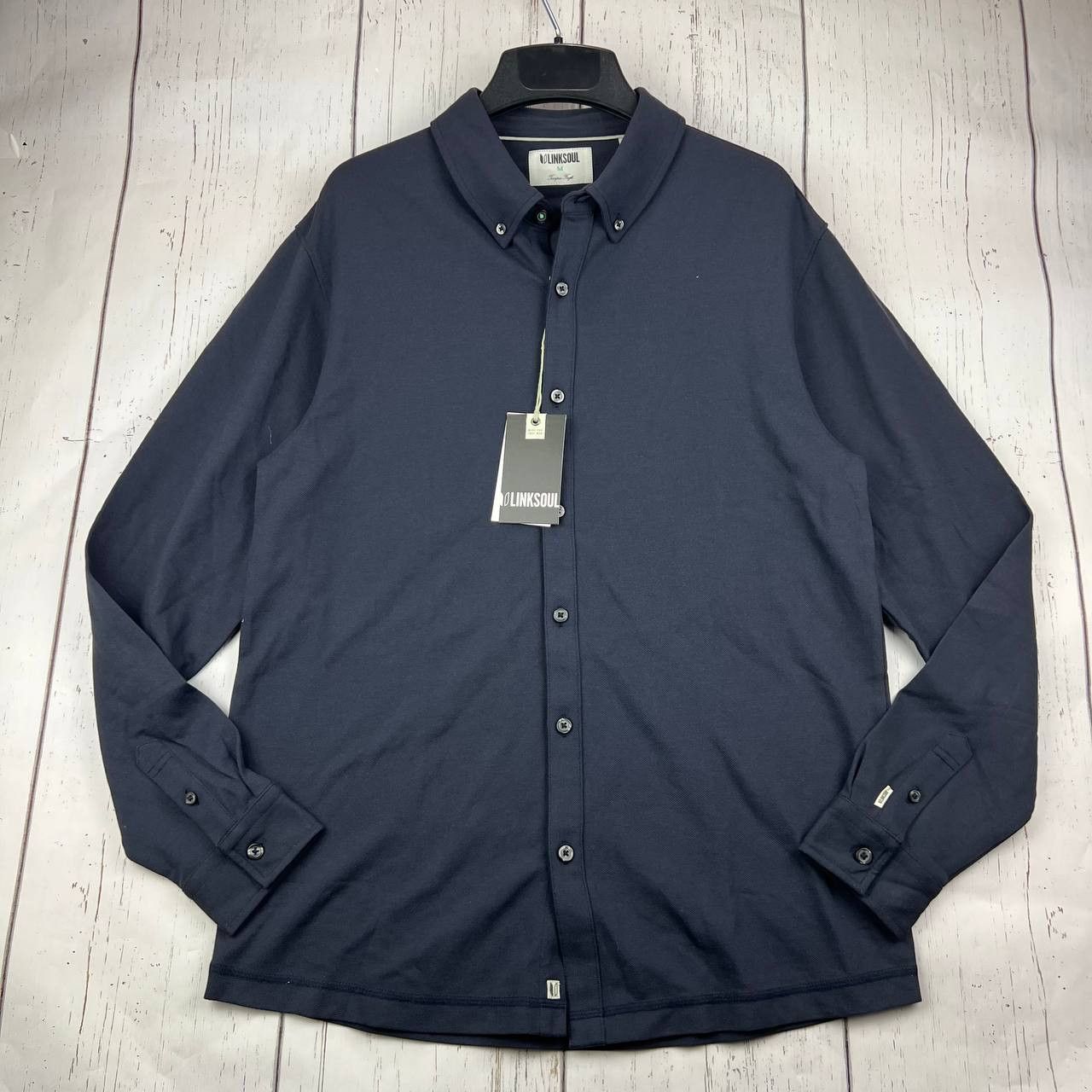 Other LinkSoul Golf Plain Medium Tempus Fugit Full Buttoned Size US M / EU 48-50 / 2 - 1 Thumbnail