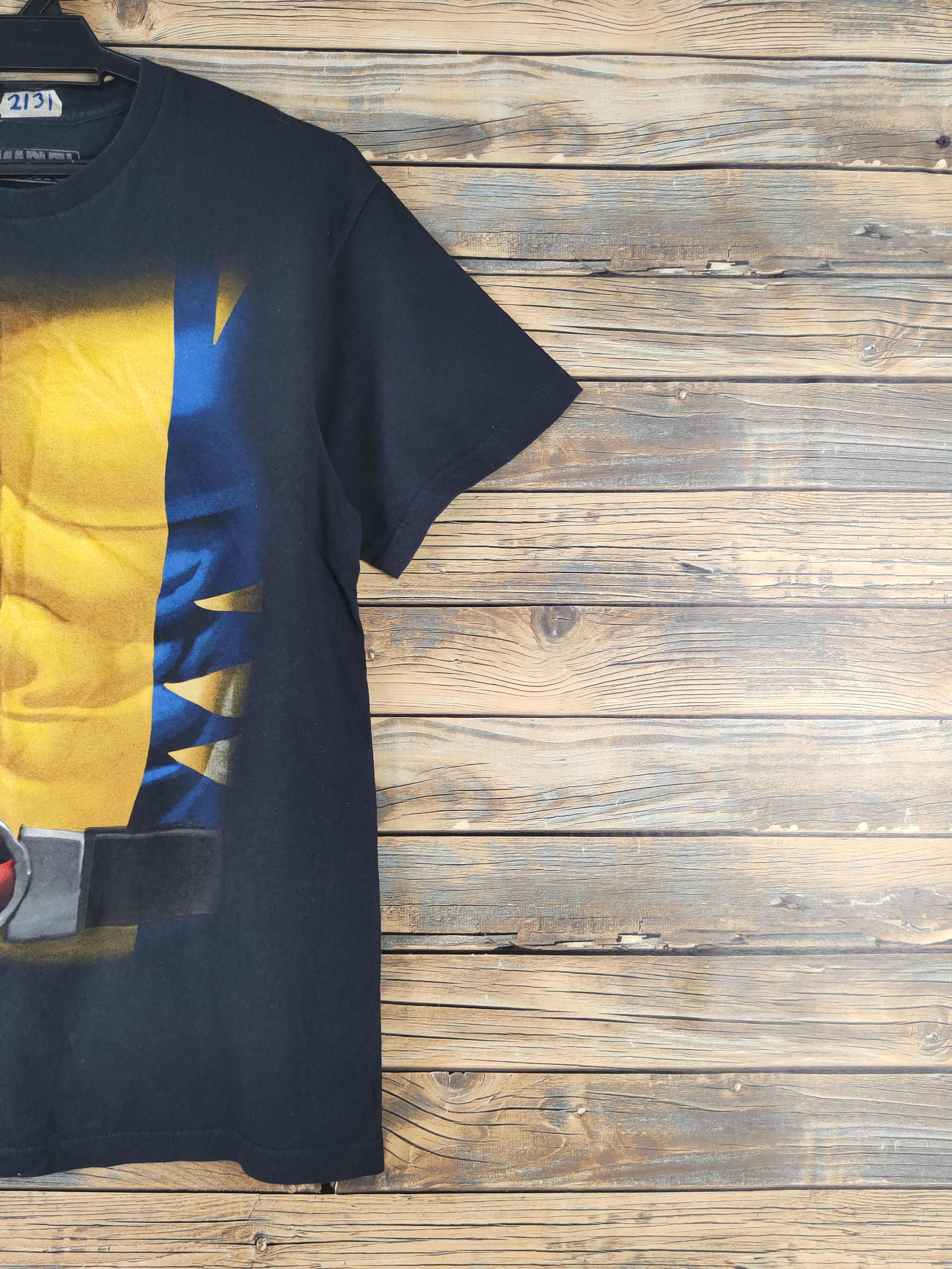 Japanese Brand × Marvel Comics × Vintage DL Marvel Black Wolverine Short Sleeve T-shirt #2131 Size US M / EU 48-50 / 2 - 6 Thumbnail