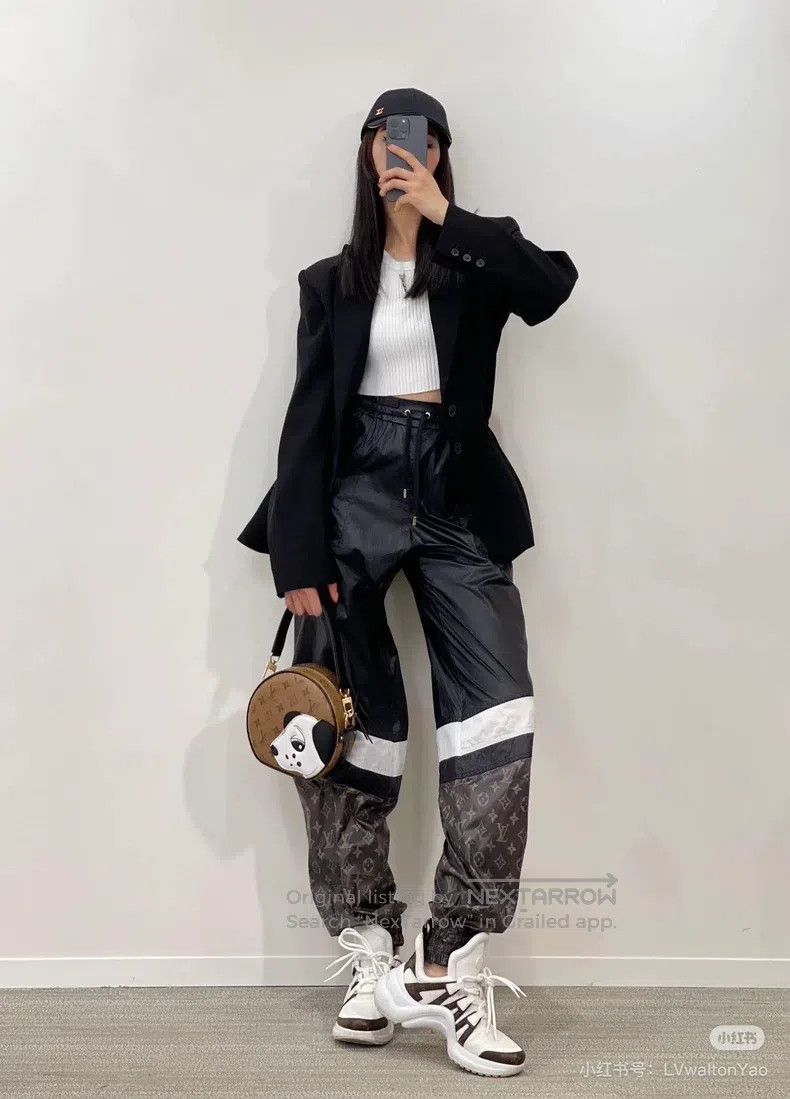 Louis Vuitton Louis Vuitton Black presbyopic assault pants and casual pa Size US 34 / EU 50 - 8 Thumbnail