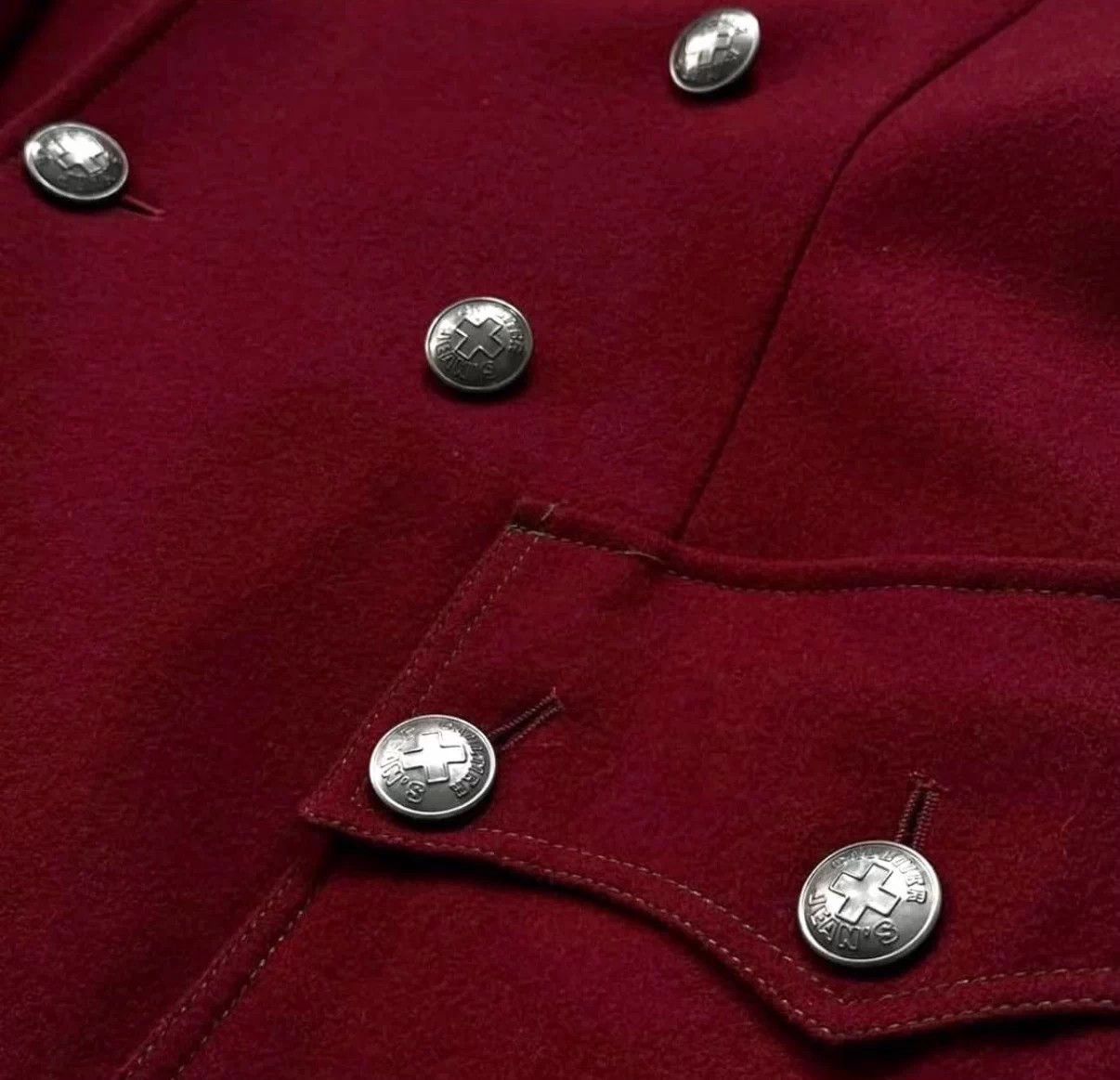 Jean Paul Gaultier Jean Paul Gaultier Court Military Red Coat 48 Size US M / EU 48-50 / 2 - 3 Thumbnail