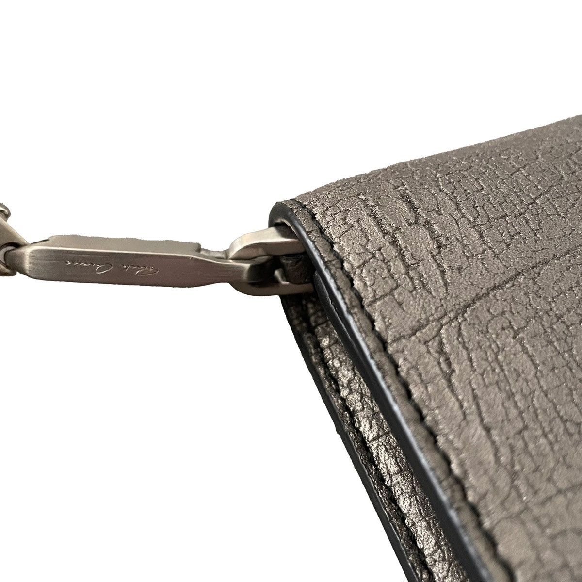 Rick Owens ★ Rick Owens, FW18 Silver Leather Bag with Snake Chain Size ONE SIZE - 4 Thumbnail