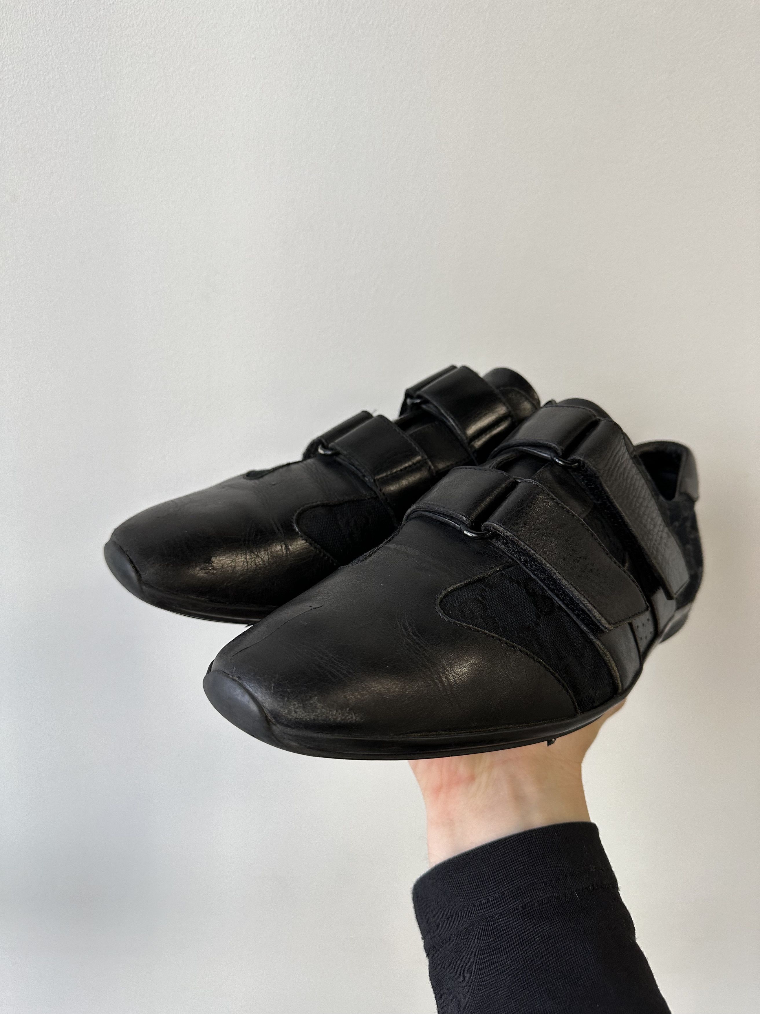 Designer × Gucci Gucci Monogram Vintage y2k Velcro Trainers Sneakers 5935AC Size US 8.5 / EU 41-42 - 5 Thumbnail