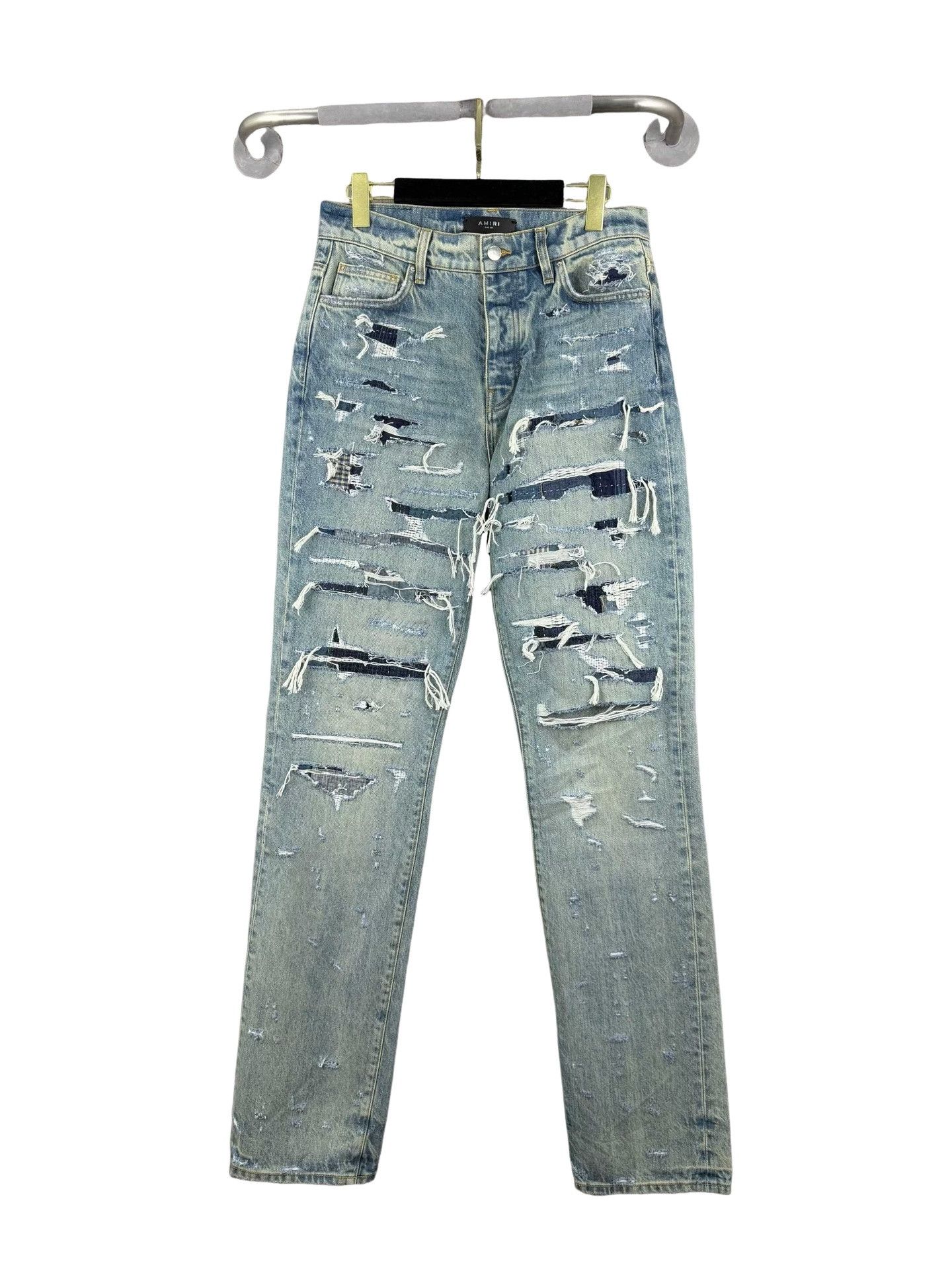 Amiri Amiri Clay Indigo Dice Jean Denim Size 30 | Grailed