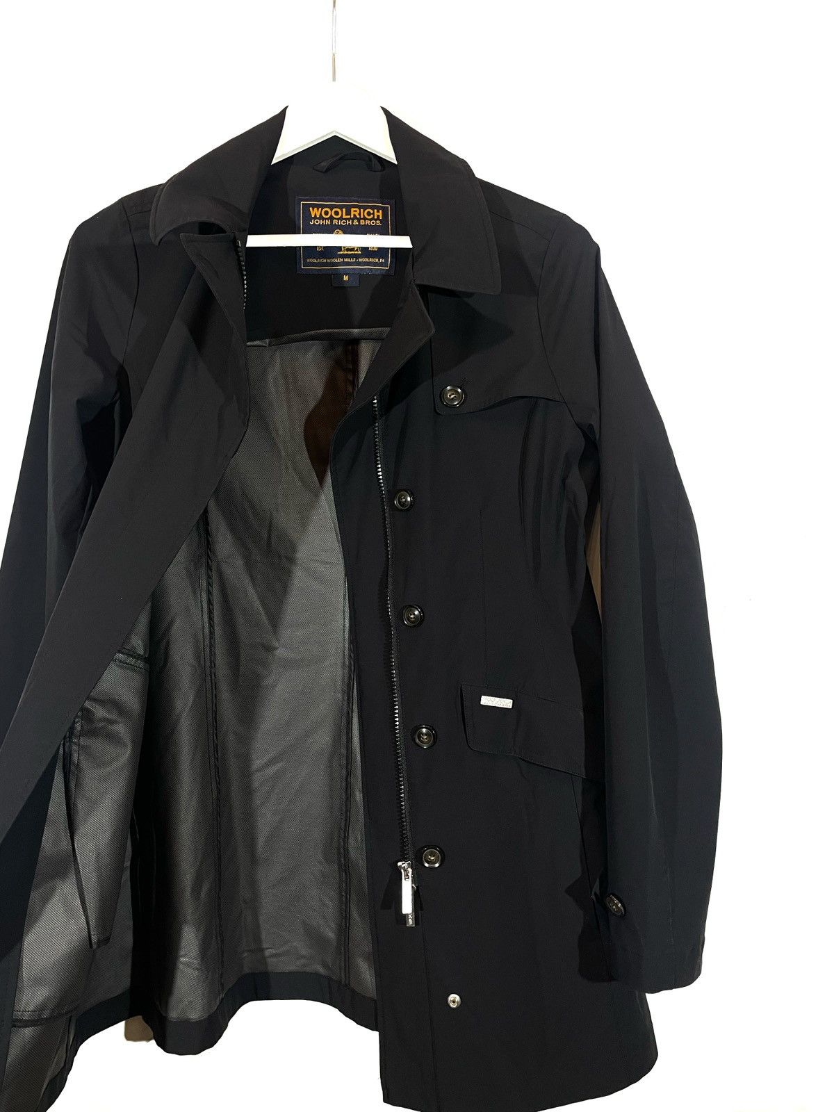 Goretex × Woolrich Woolen Mills Woolrich Blue Women Nylon Waterproof Coat Pertex Quantum M Size M / US 6-8 / IT 42-44 - 8 Thumbnail