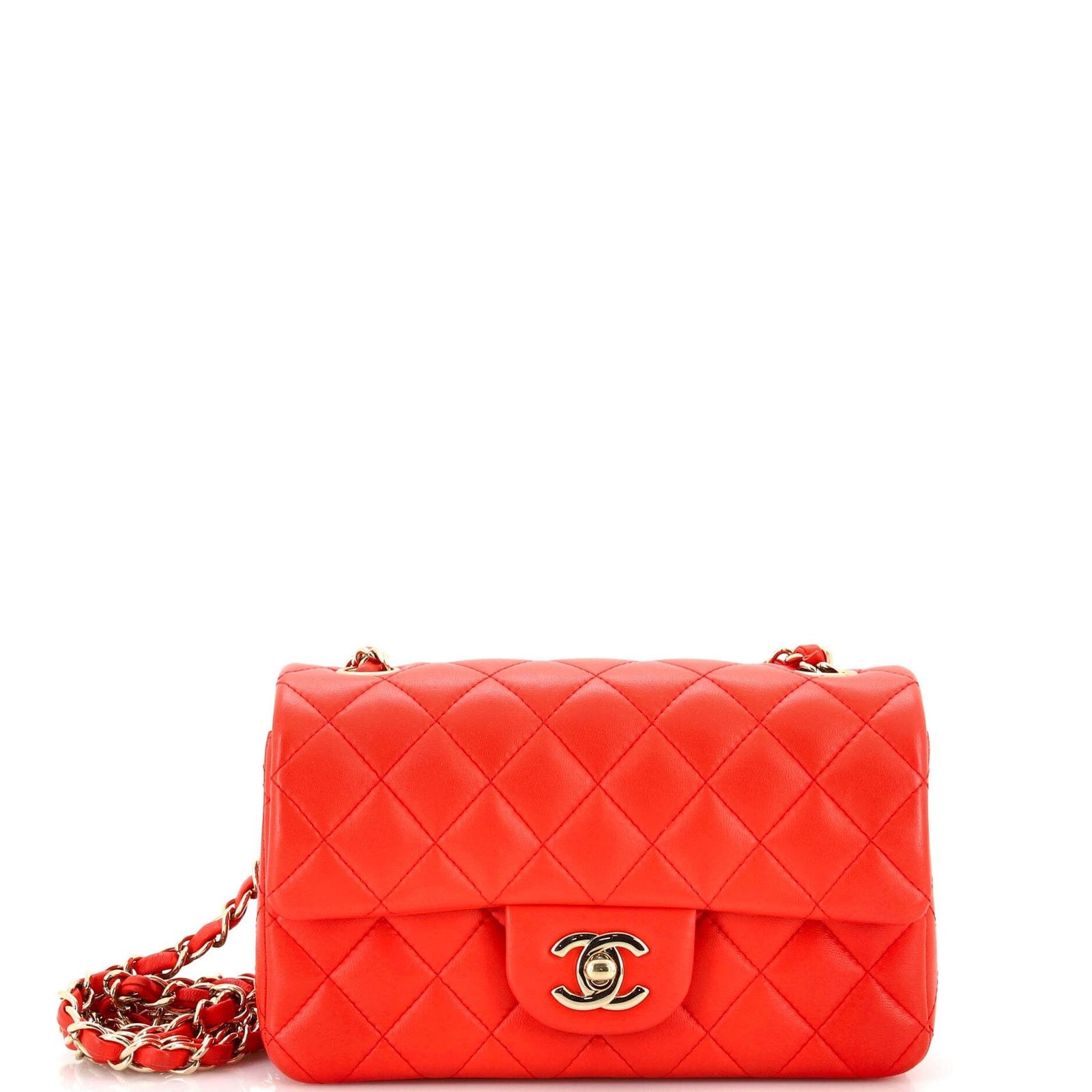 Chanel Classic Single Flap Bag Quilted Lambskin Mini Size ONE SIZE - 1 Thumbnail
