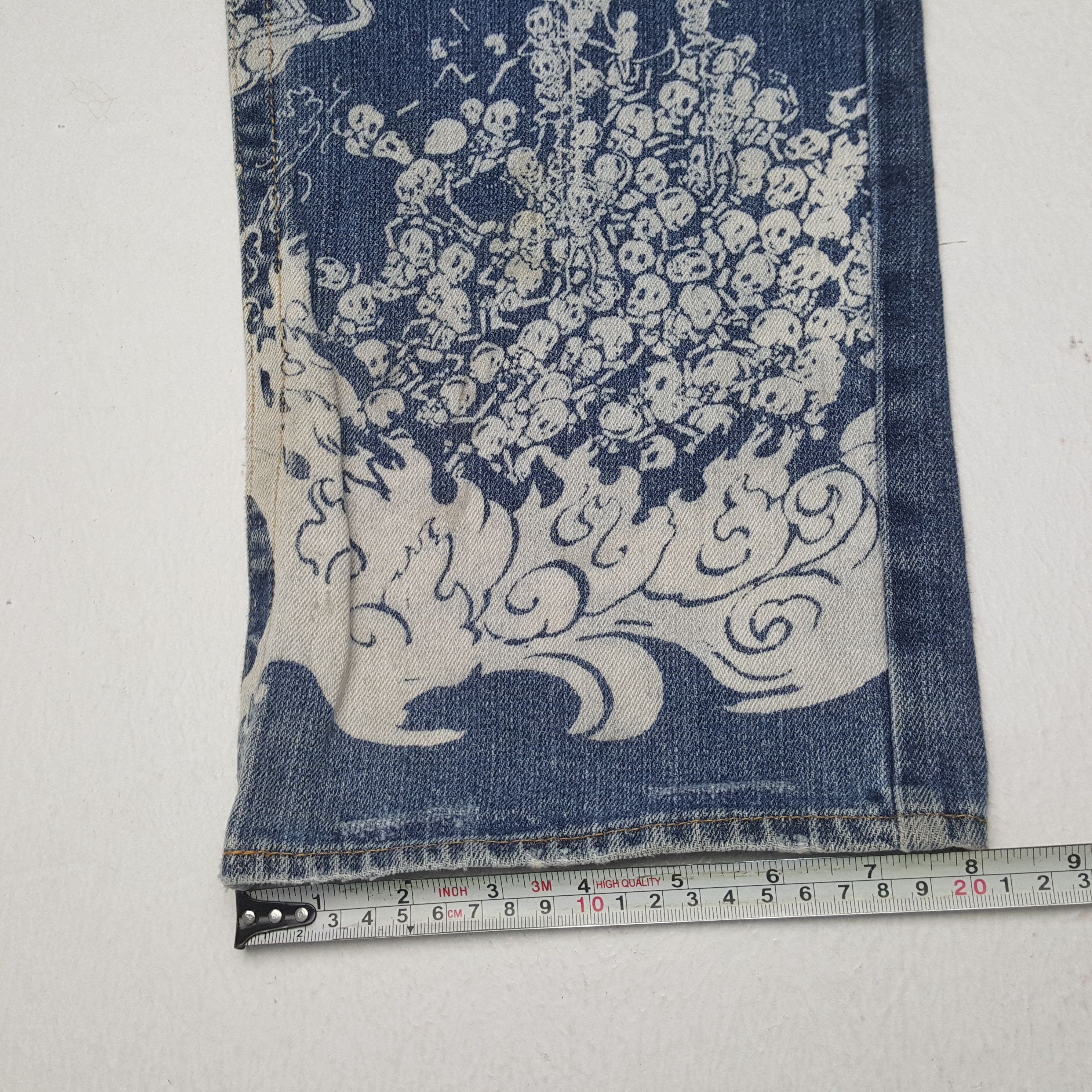 Japanese Brand Japanese Art Design Style Fashion Streetwear Jeans Size US 36 / EU 52 - 11 Thumbnail