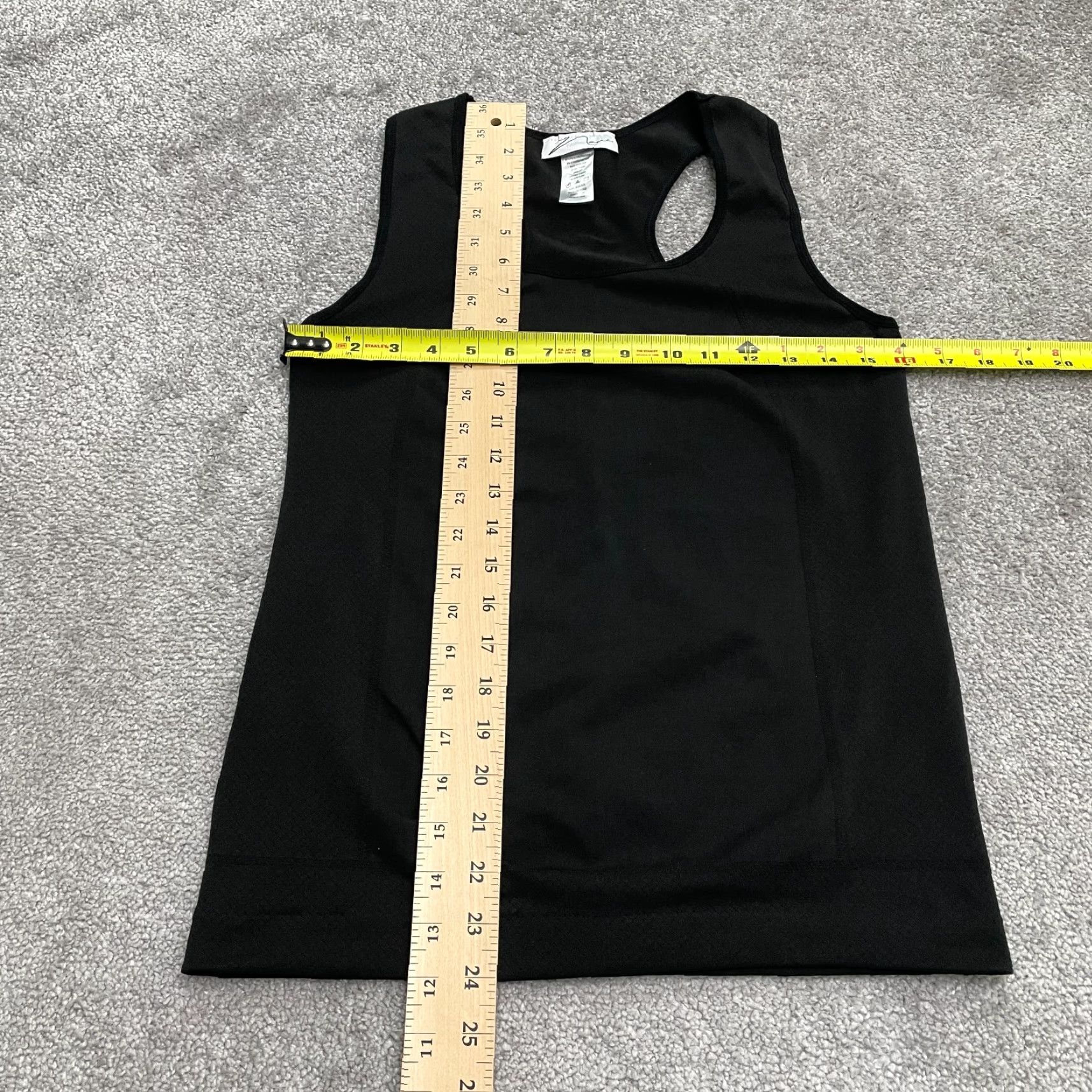 Vintage Neue Fashion Shape Wear Tank Top Womens Plus Size Black Racerback Sleeveless Size XL / US 12-14 / IT 48-50 - 6 Thumbnail