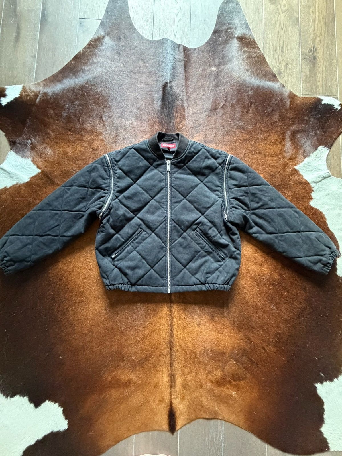 Supreme Supreme Quilted Lace Bomber Jacket SS17 | Grailed