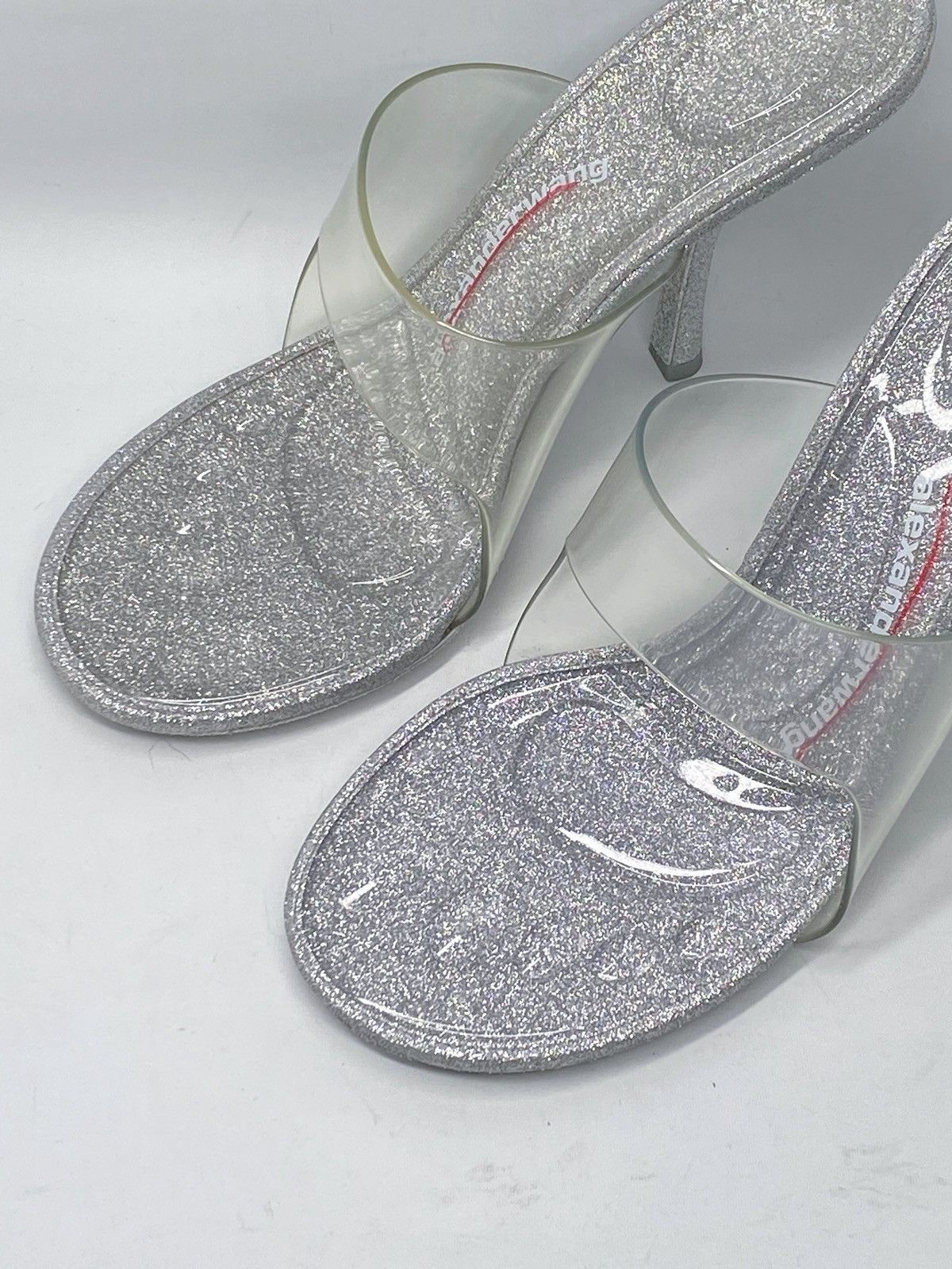 Alexander Wang Alexander Wang Glitter Stiletto Sandals size 40 Size US 10 / IT 40 - 8 Thumbnail