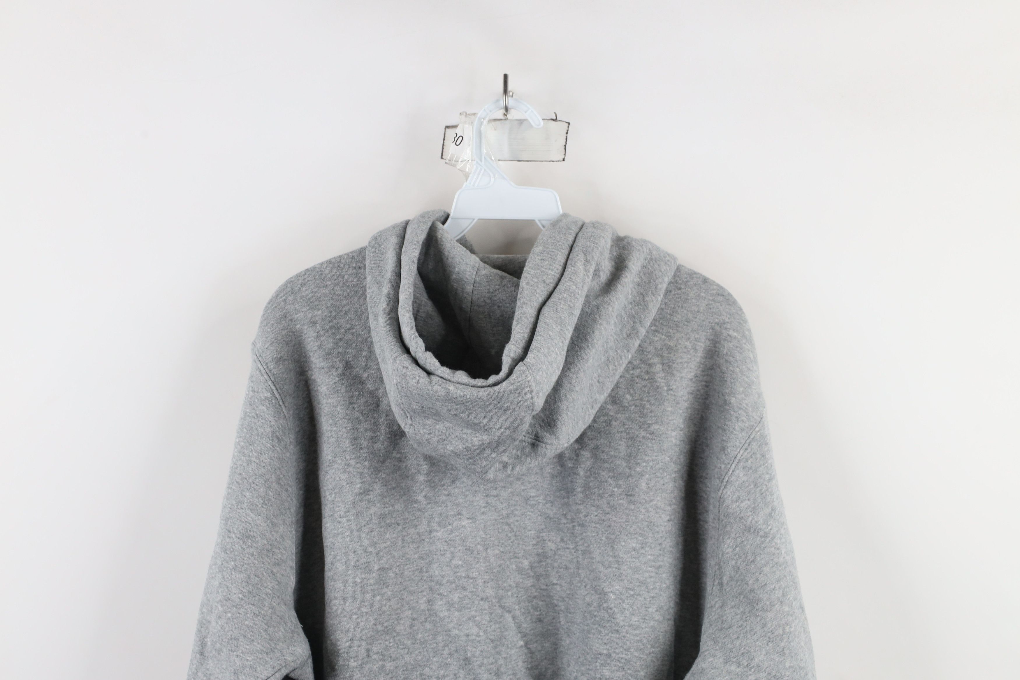 Nike × Vintage Vintage Y2K Nike Scott Mini Swoosh Hoodie Sweatshirt Gray Size US M / EU 48-50 / 2 - 11 Thumbnail