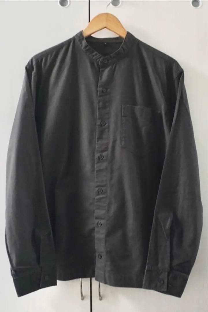 Muji Washed Oxford Stand Collar Shirt Size US M / EU 48-50 / 2 - 1 Preview