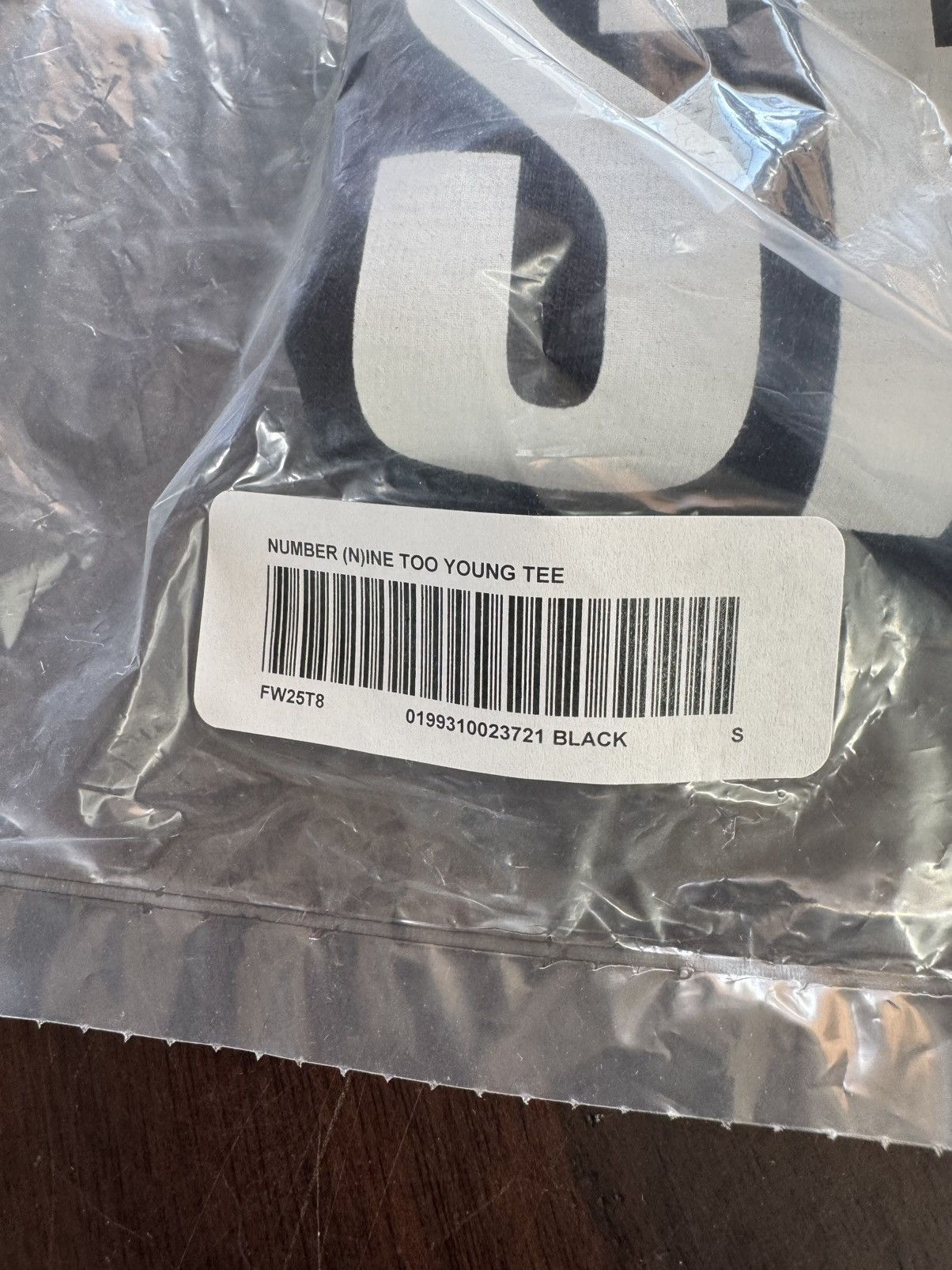 Number (N)ine × Supreme Supreme Number (N)ine Shut Up Tee Black Size US S / EU 44-46 / 1 - 6 Thumbnail