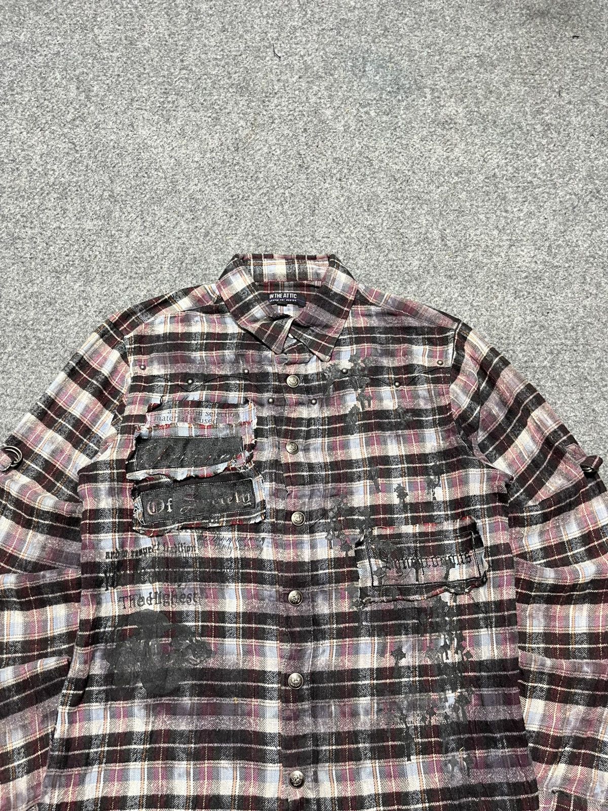 In The Attic ❌SOLDOUT❌❌In The Attic Embroidered Flanel Shirt Size US M / EU 48-50 / 2 - 6 Thumbnail