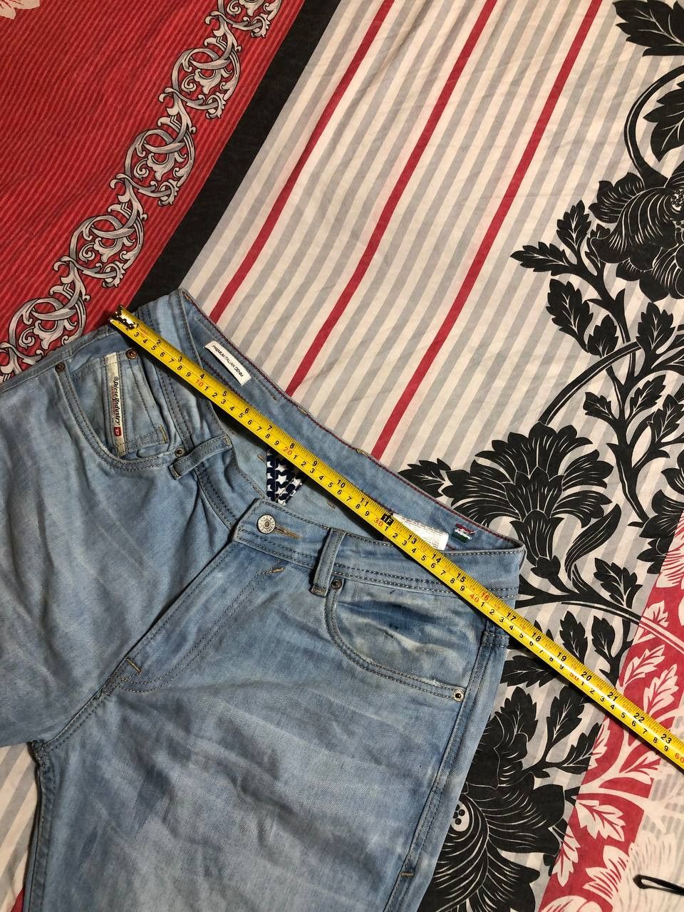 Diesel × Vintage Vintage Y2K Diesel Washed Distressed Denim Jeans Slim Size US 34 / EU 50 - 6 Thumbnail