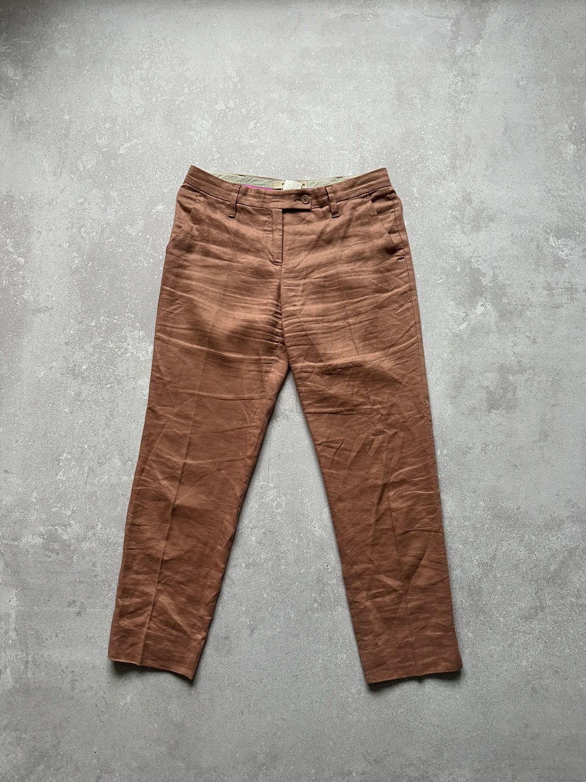 Etro Pants Etro 40 made in Italy Milano Lino Size 27" / US 4 / IT 40 - 1 Thumbnail