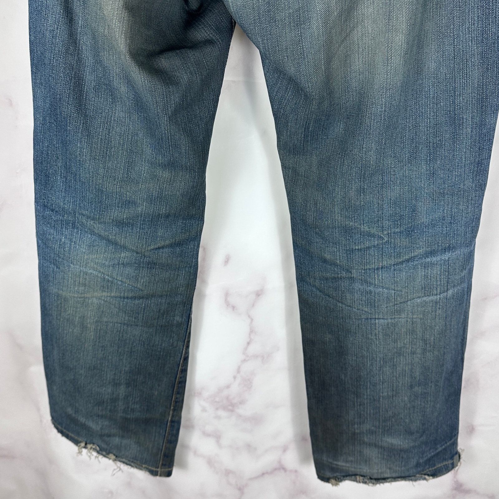 Edwin Distressed Straight 404 Denim Size US 32 / EU 48 - 10 Thumbnail