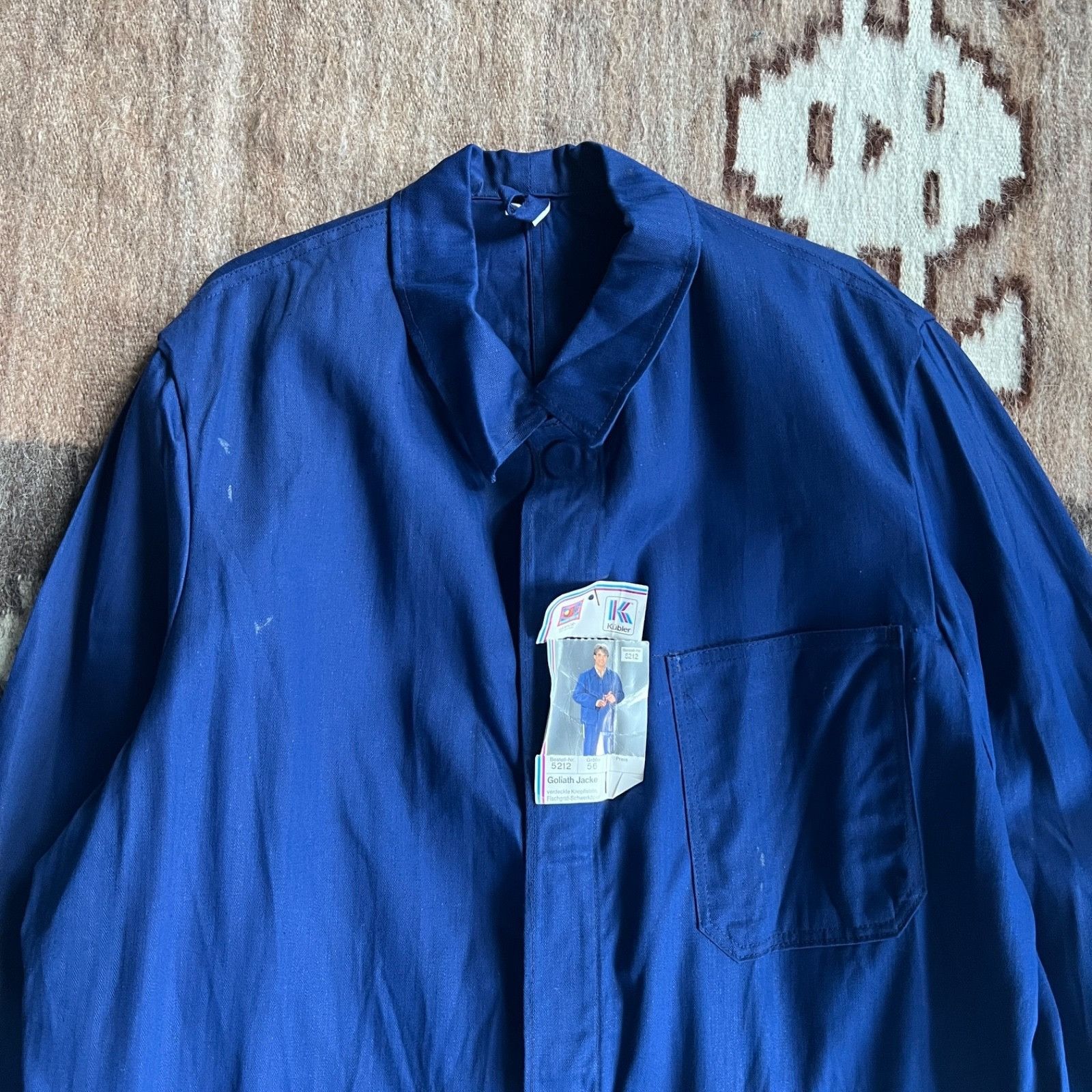 Vintage Vintage French Workwear Sanfor Chore Utility Jacket 9754AC Size US L / EU 52-54 / 3 - 2 Thumbnail