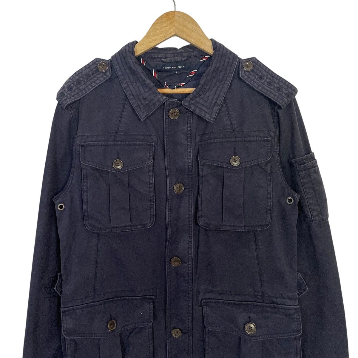 Tommy Hilfiger Vintage Tommy Hilfiger Tactical Jacket Size US M / EU 48-50 / 2 - 2 Thumbnail