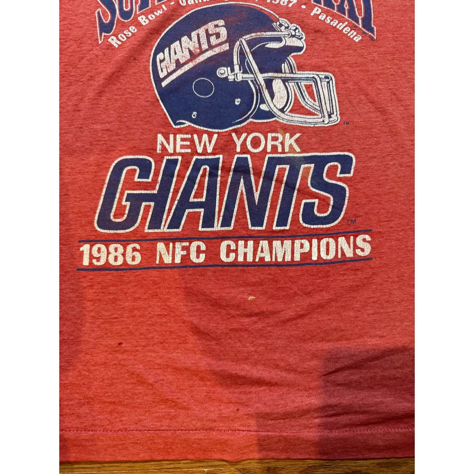 Other 1986 Super Bowl 21 Champions New York Giants size Large Size US L / EU 52-54 / 3 - 3 Thumbnail