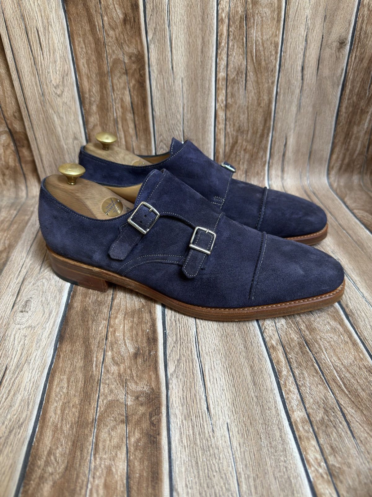 William II Suede double monk SHOE