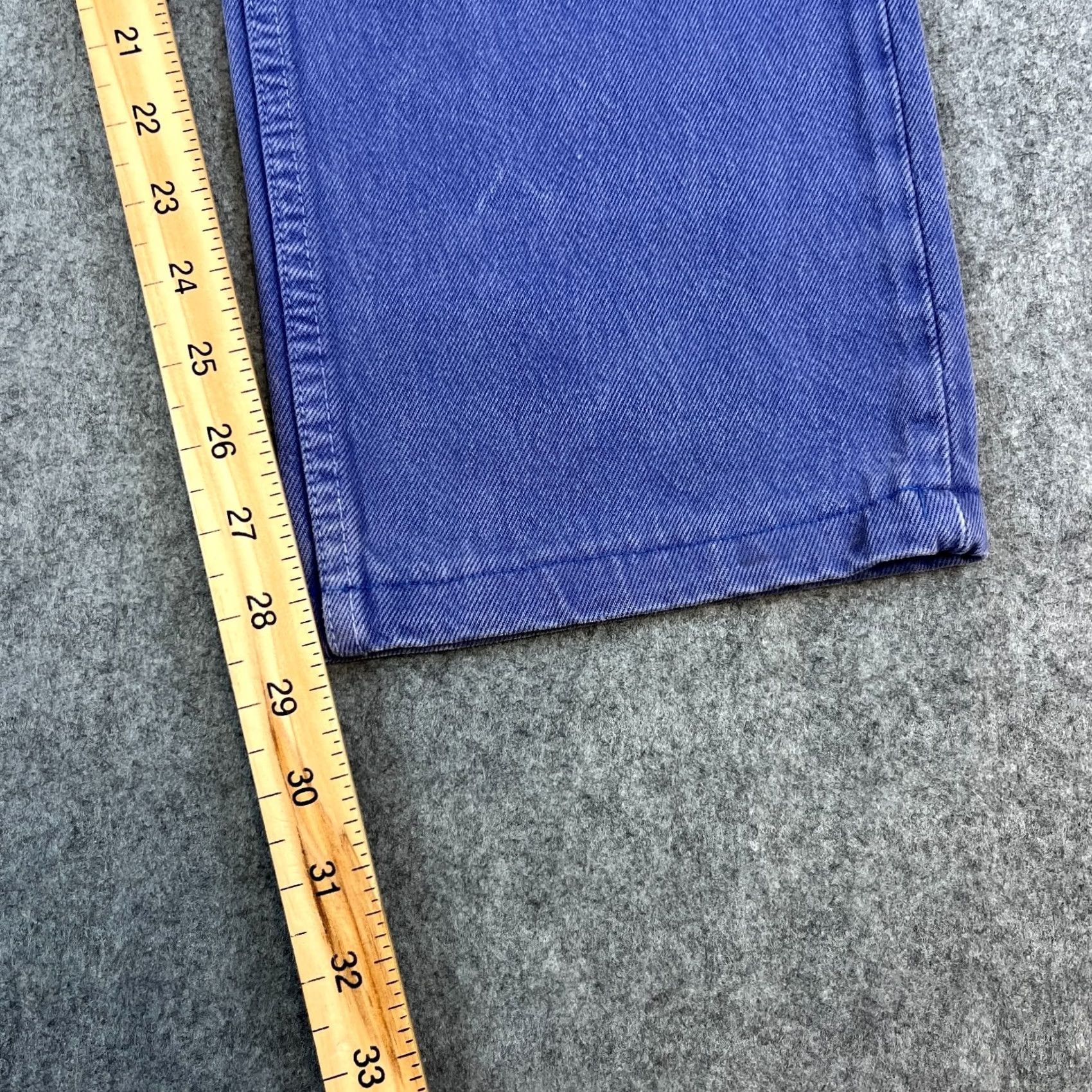 Levi's VINTAGE Levi's 501 Jeans Mens Regular Straight 30 30 Purple USA Made 90s Denim Pant Jeans Shirt? Size US 30 / EU 46 - 4 Thumbnail