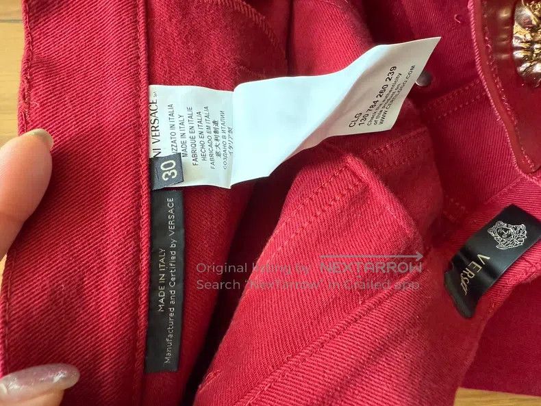 Versace Versace Red jeans Size US 30 / EU 46 - 8 Thumbnail