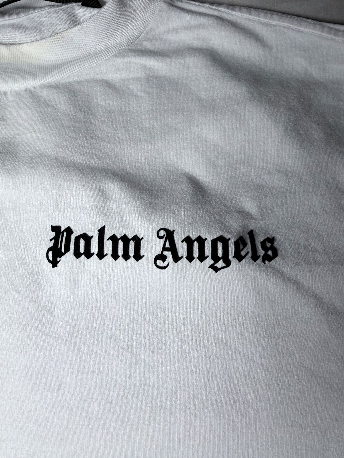 Palm Angels Palm Angels White Logo T-Shirt Size S – Read description Size US S / EU 44-46 / 1 - 3 Thumbnail