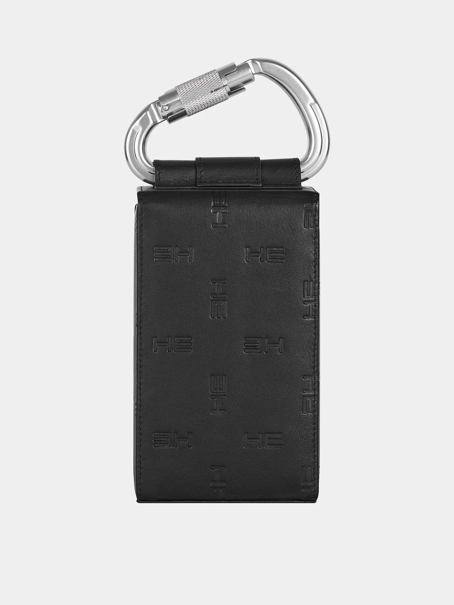 Heliot Emil AW20 LEATHER CARABINER MONOGRAM PHONE SLING BAG Size ONE SIZE - 11 Thumbnail