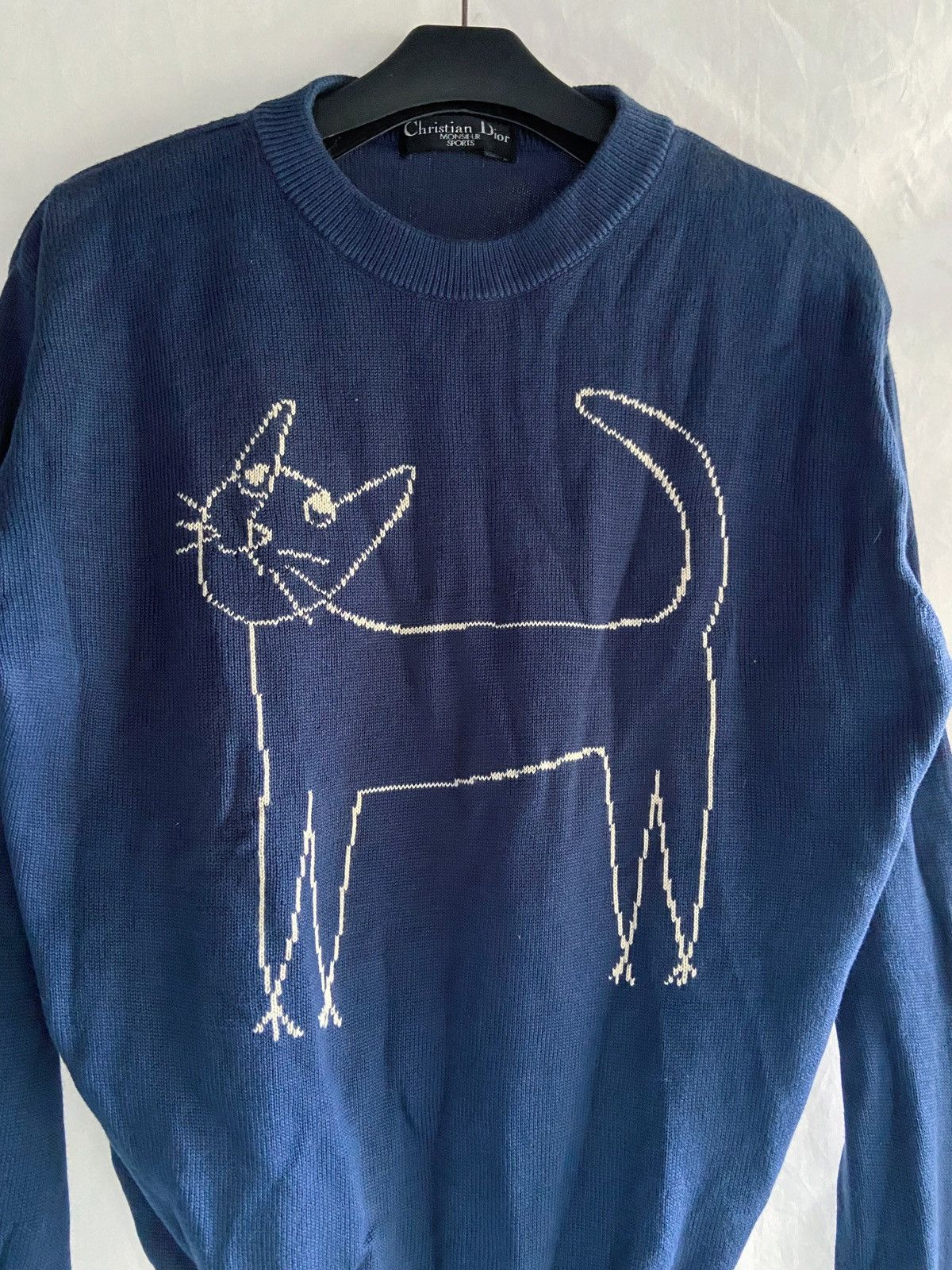 Christian Dior Monsieur CHRISTIAN DIOR MONSIEUR CAT KNITWEAR Size US M / EU 48-50 / 2 - 2 Thumbnail
