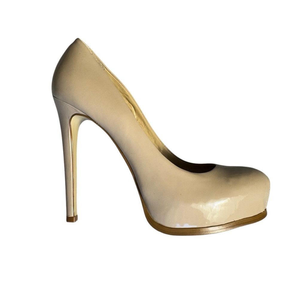 Other New Kelsi Dagger Laurie Sand Beige Patent Leather High Heel Size US 8 / IT 38 - 3 Thumbnail