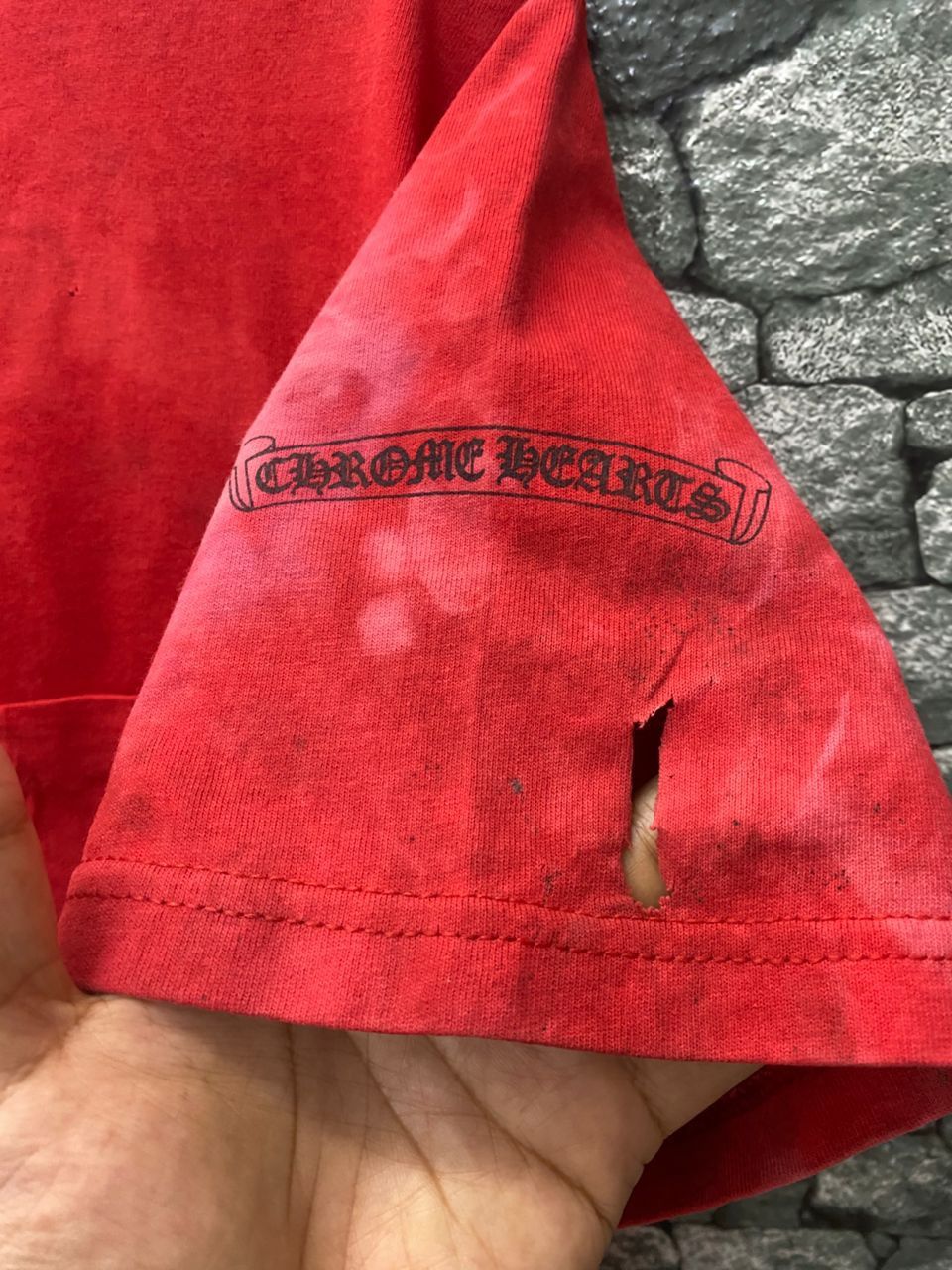 Chrome Hearts Vintage Chrome Hearts Distressed Tshirt Size US M / EU 48-50 / 2 - 6 Thumbnail