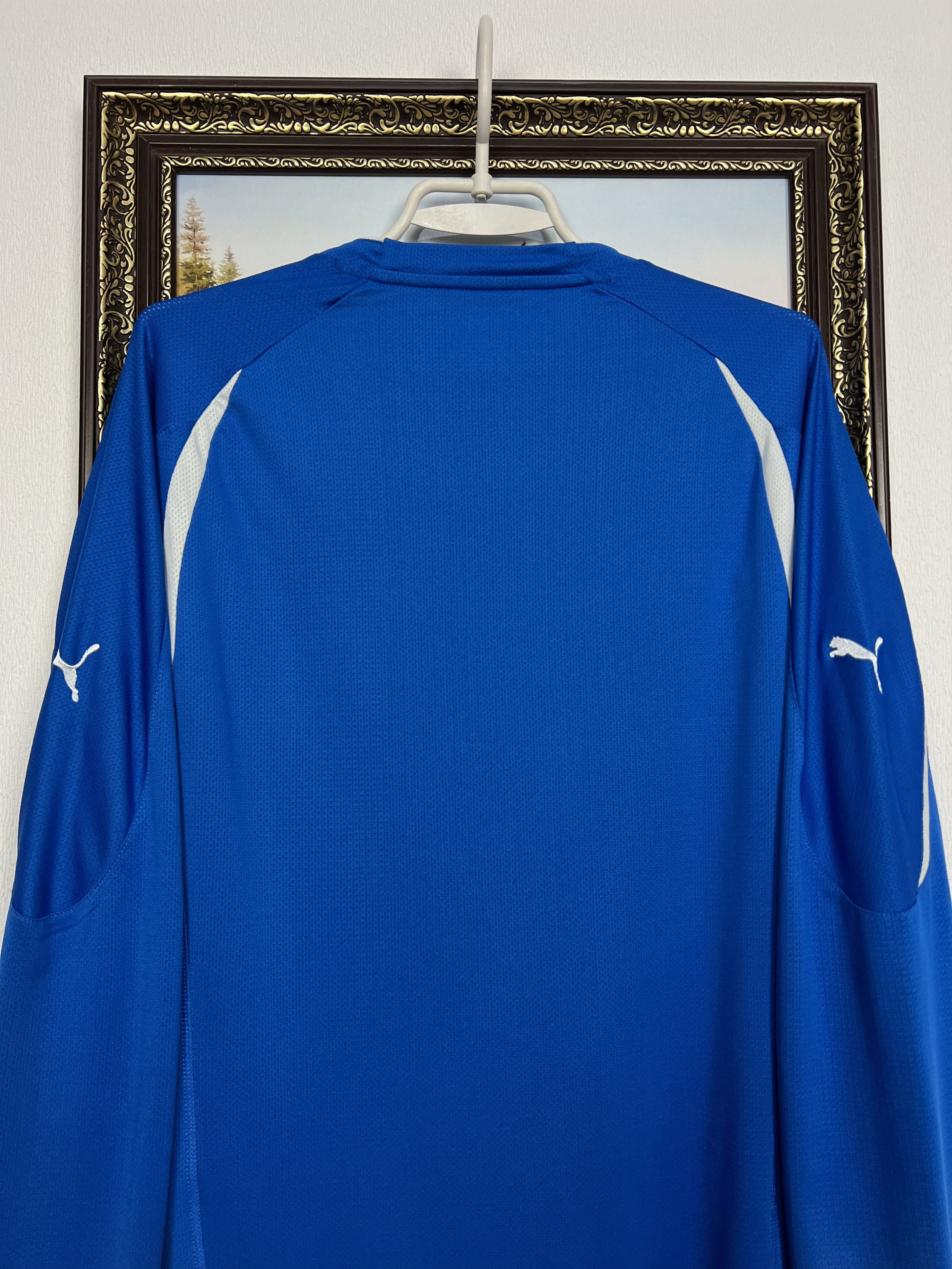 Puma Lech Poznan football shirt 2011 Soccer Long Sleeve Jersey Size US XXL / EU 58 / 5 - 9 Thumbnail