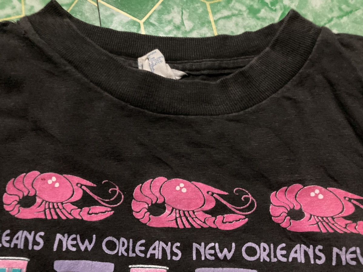 Vintage Vtg T Shirt Royal Heavy New Orleans 90s Size US XL / EU 56 / 4 - 3 Thumbnail