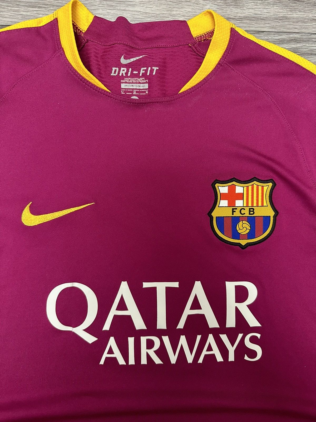 Nike RARE Vintage Barcelona Training jersey 2015/2016 hype blockc Size US M / EU 48-50 / 2 - 4 Thumbnail