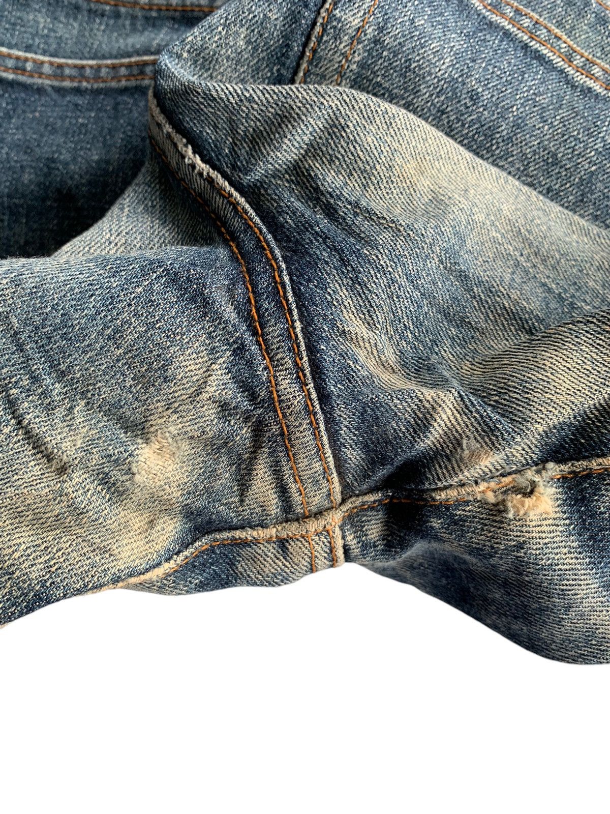 Japanese Brand × Kapital × Vintage Flare Calvin Klein Jeans Punk Style Faded Distressed Denim Size US 29 - 20 Thumbnail