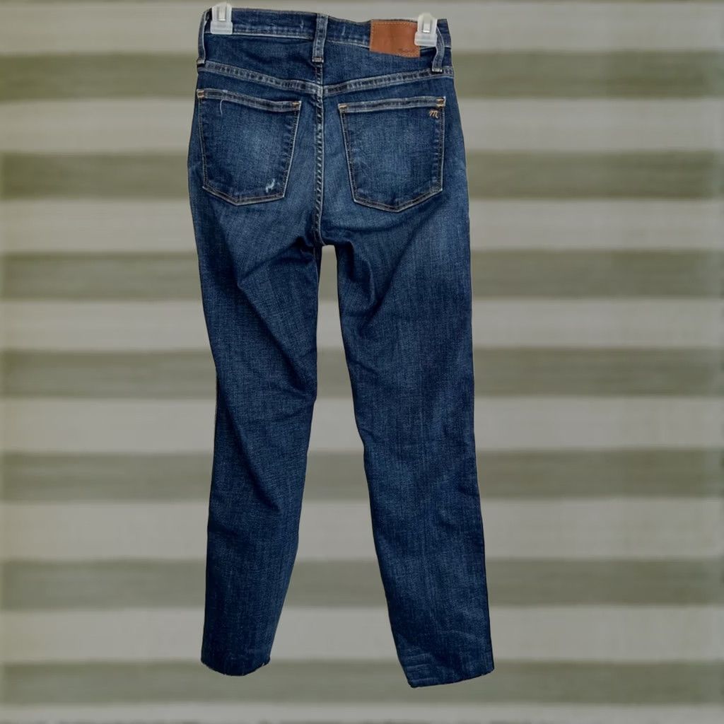 Madewell VINTAGE Madewell Jeans Women 24 Blue Slim Straight 24x27 Nike Size 42" / US 20 - 1 Thumbnail