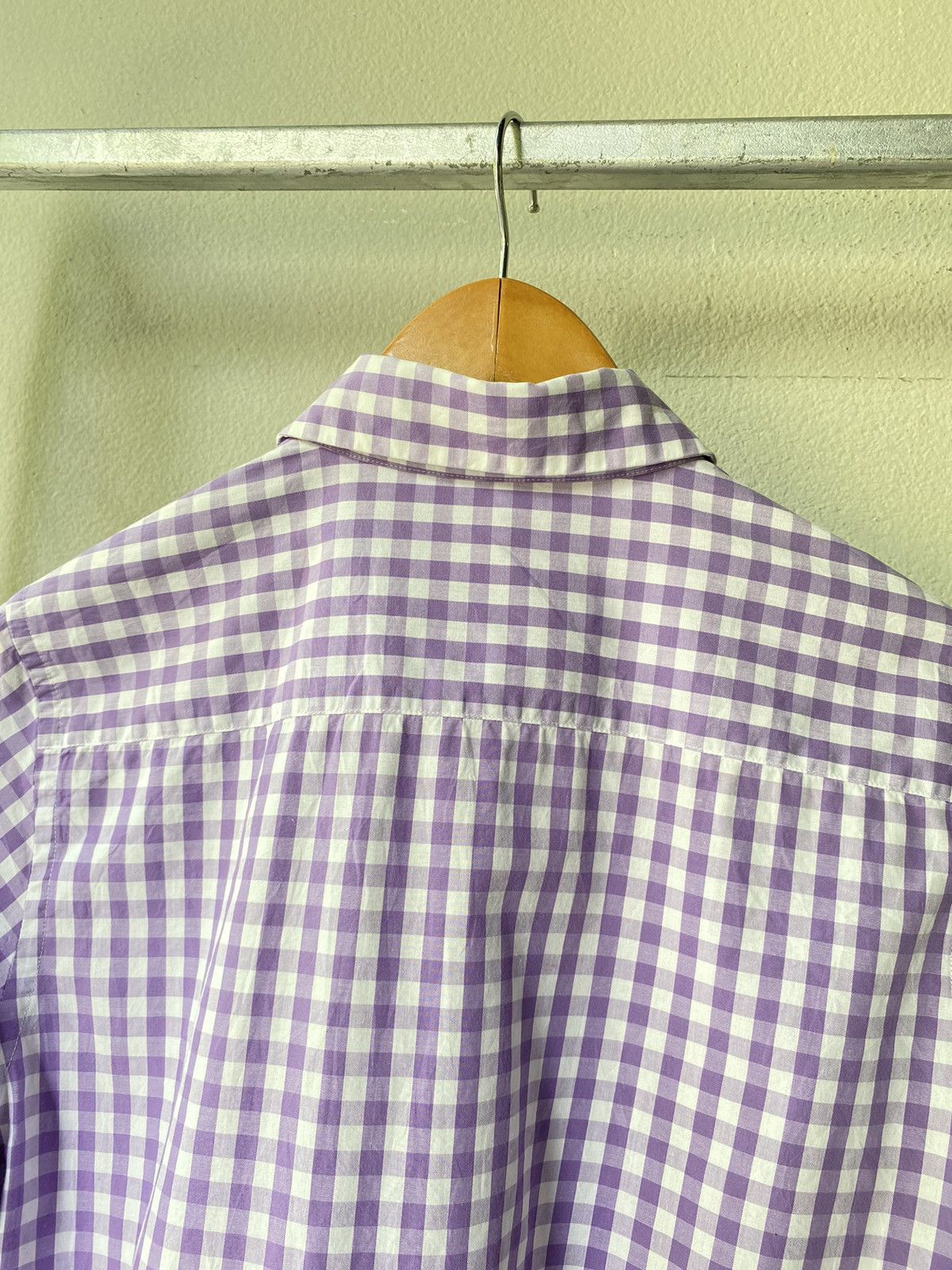 Comme des Garcons Comme des Garcons purple plaid shirt Size US M / EU 48-50 / 2 - 5 Thumbnail