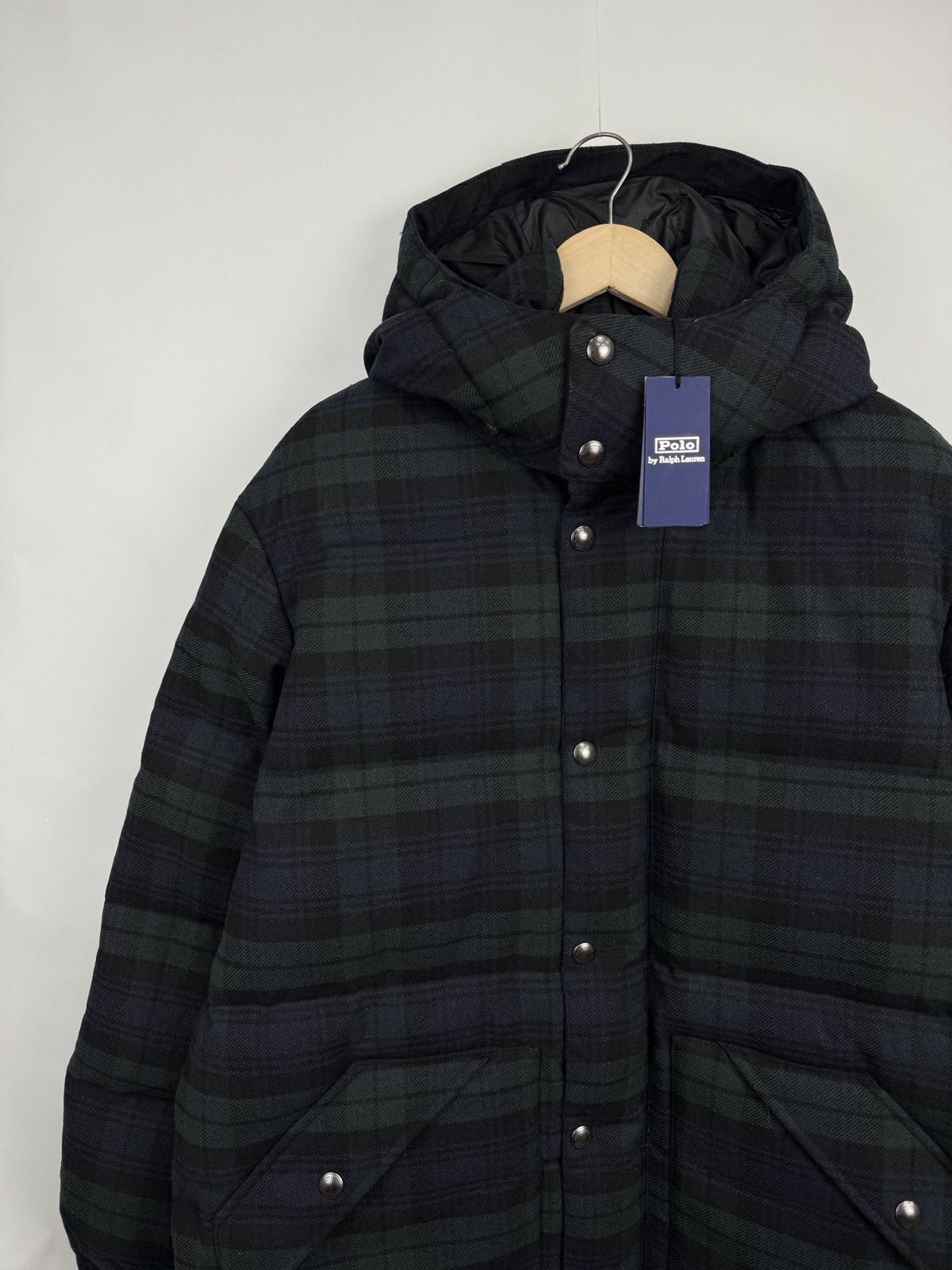 Polo Ralph Lauren 🇺🇸❗️NEW Polo Ralph Lauren Plaid Wool Puffer Down Coat Jacket Size US L / EU 52-54 / 3 - 10 Thumbnail