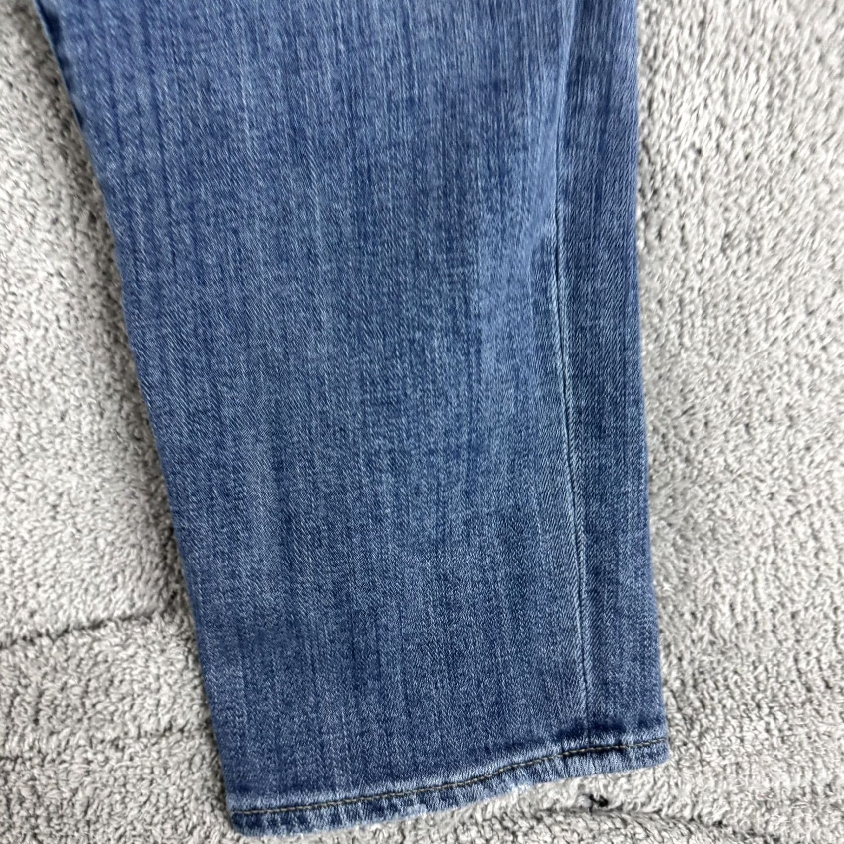 Lucky Brand Lucky Brand Sienna Slim Boyfriend Jeans Womens 4/27 Blue Mid Rise Distressed Jeans Women 5-Pocket Denim Slim Rise Mid Vintage: No Size 27" / US 4 / IT 40 - 5 Thumbnail