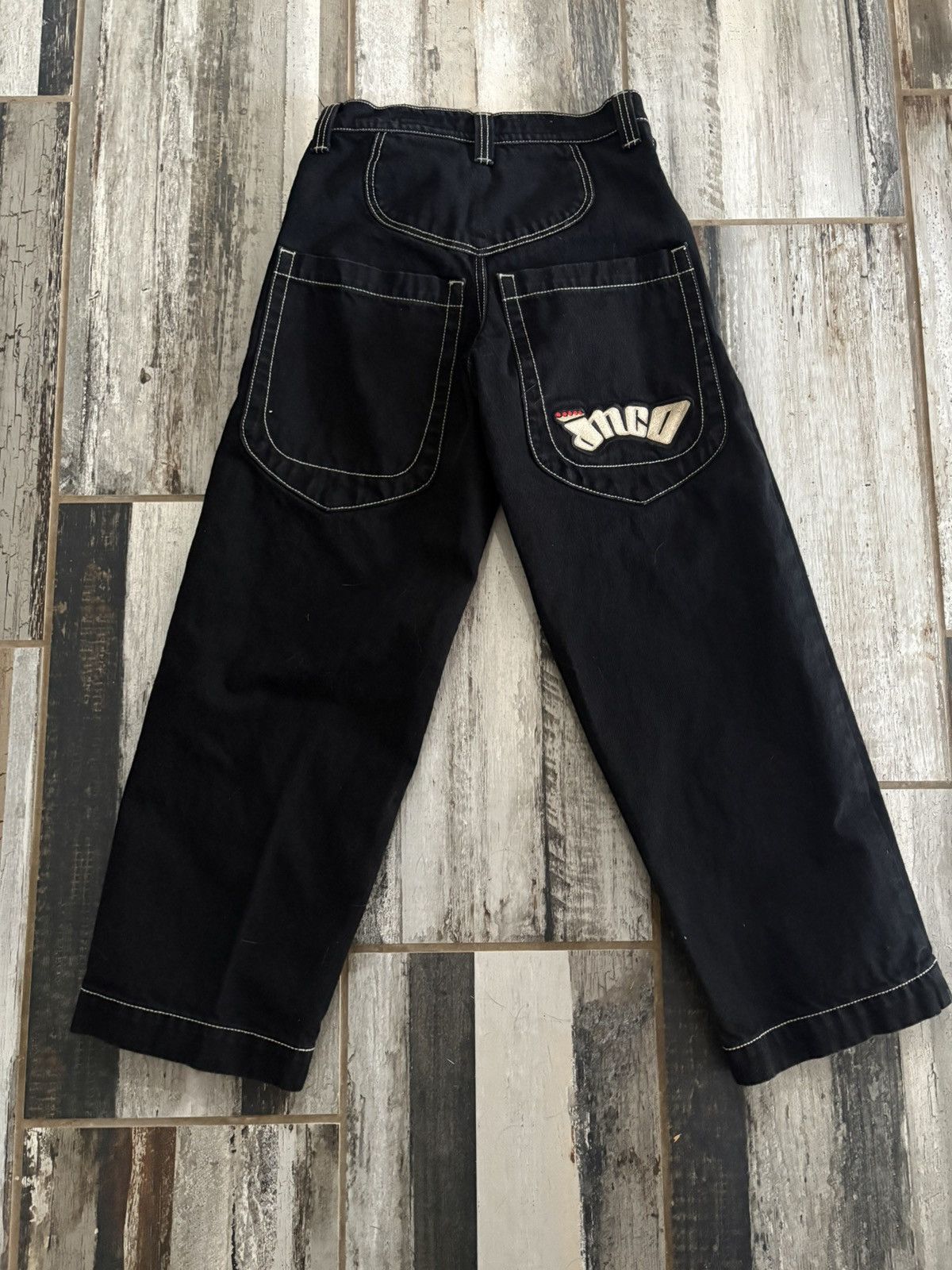 JNCO low down jet black jnco Size 28" / US 6 / IT 42 - 2 Thumbnail