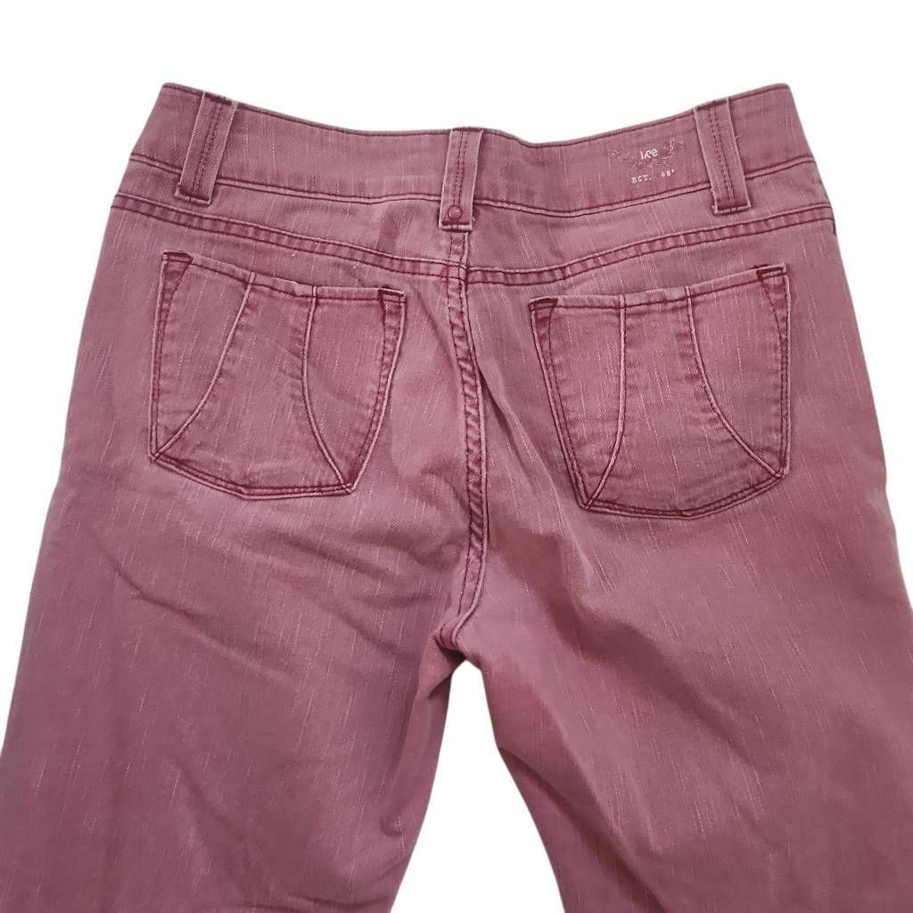 Lee Lee Women's Size 10 Medium Pink Shapetastic Hidden Hold Regular Fit Jeans Size 32" / US 10 / IT 46 - 5 Thumbnail