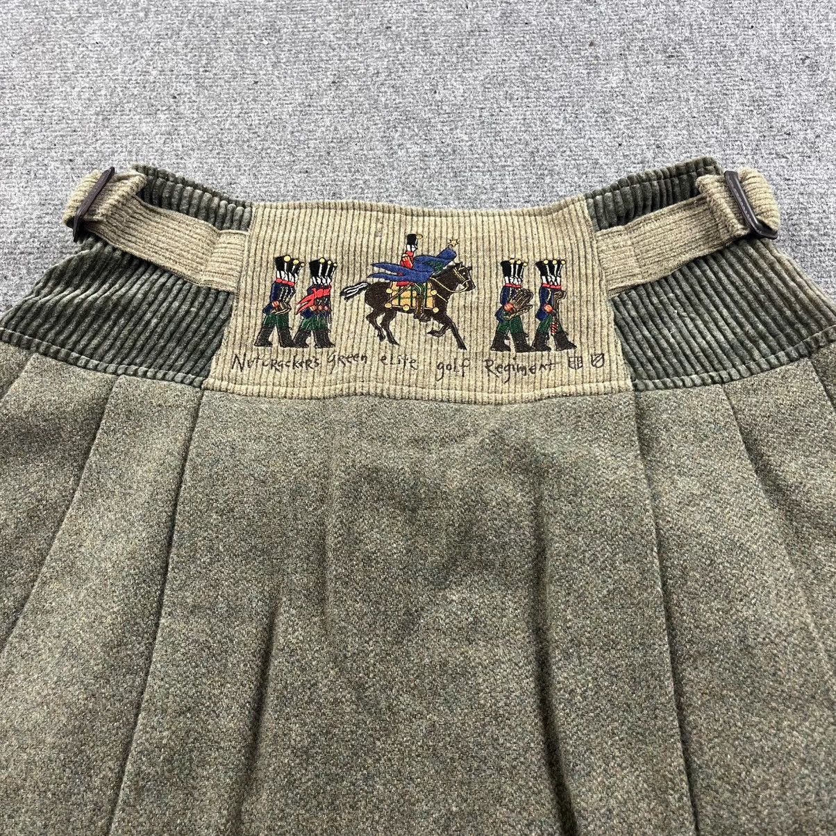 Jean Charles De Castelbajac × Vintage Vintage Navajo Castel Bajac Wool Mini Skirts Size 26" / US 2 / IT 38 - 4 Thumbnail