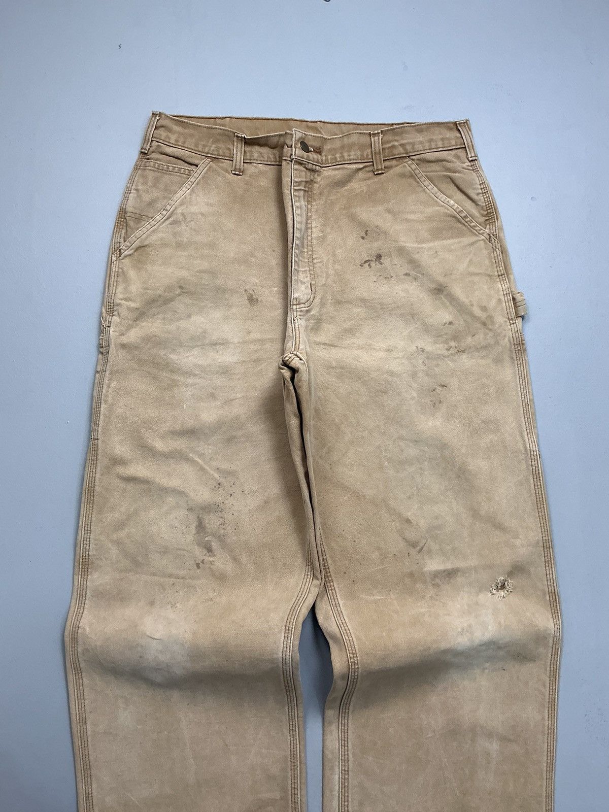 Carhartt Vintage Carhartt B11 BRN carpenter workwear denim Size US 38 / EU 54 - 5 Thumbnail